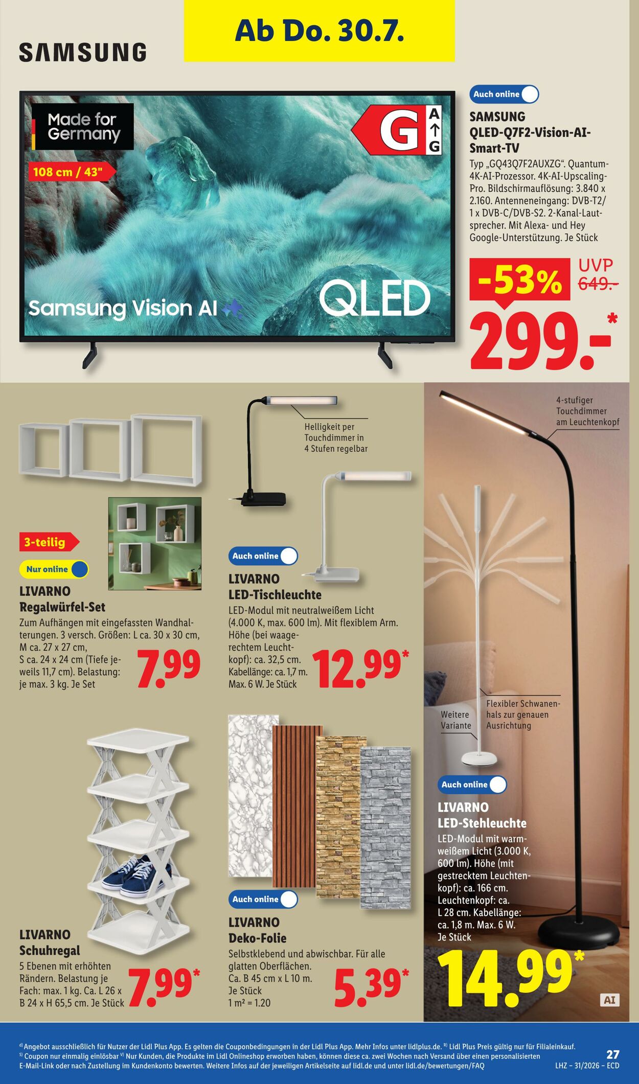 Prospekt Lidl 27.07.2026 - 01.08.2026