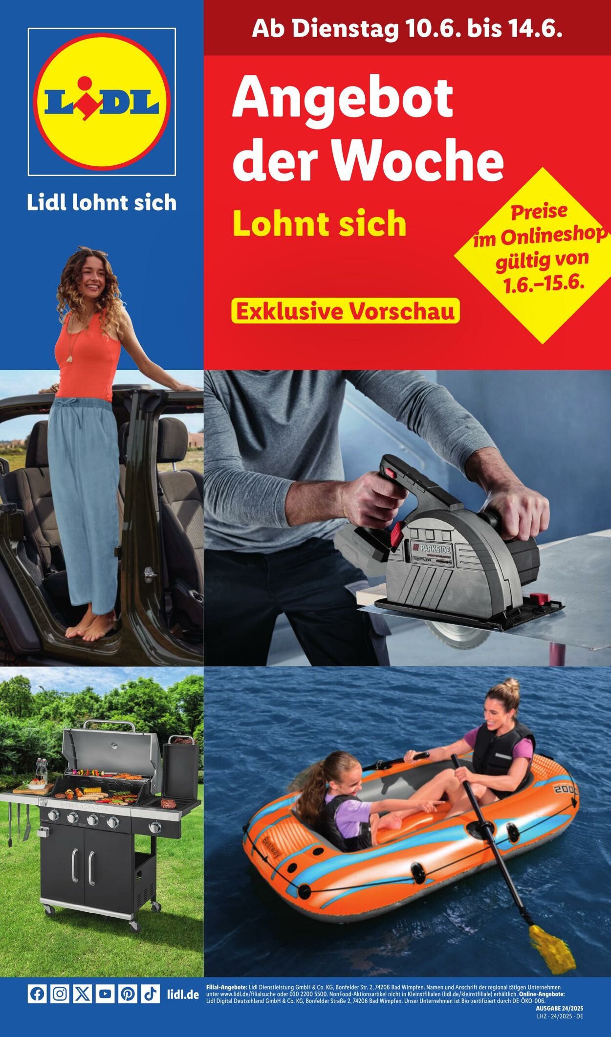 Prospekt Lidl 10.06.2025 - 14.06.2025