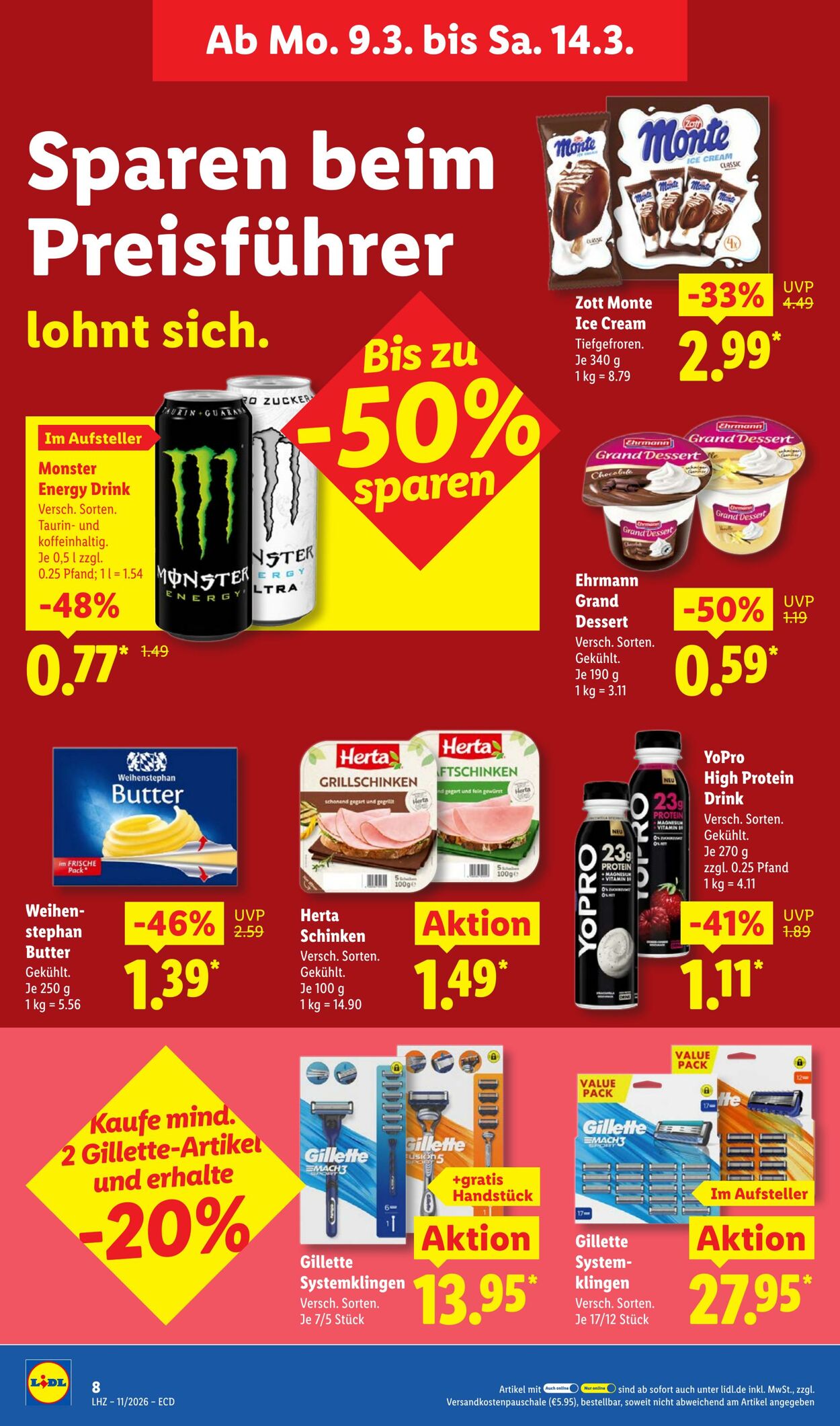 Prospekt Lidl 09.03.2026 - 14.03.2026