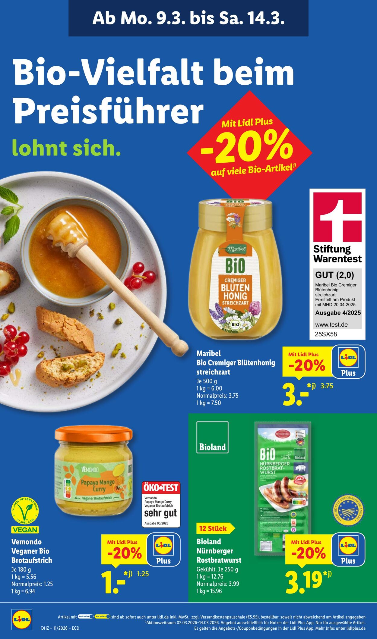 Prospekt Lidl 09.03.2026 - 14.03.2026