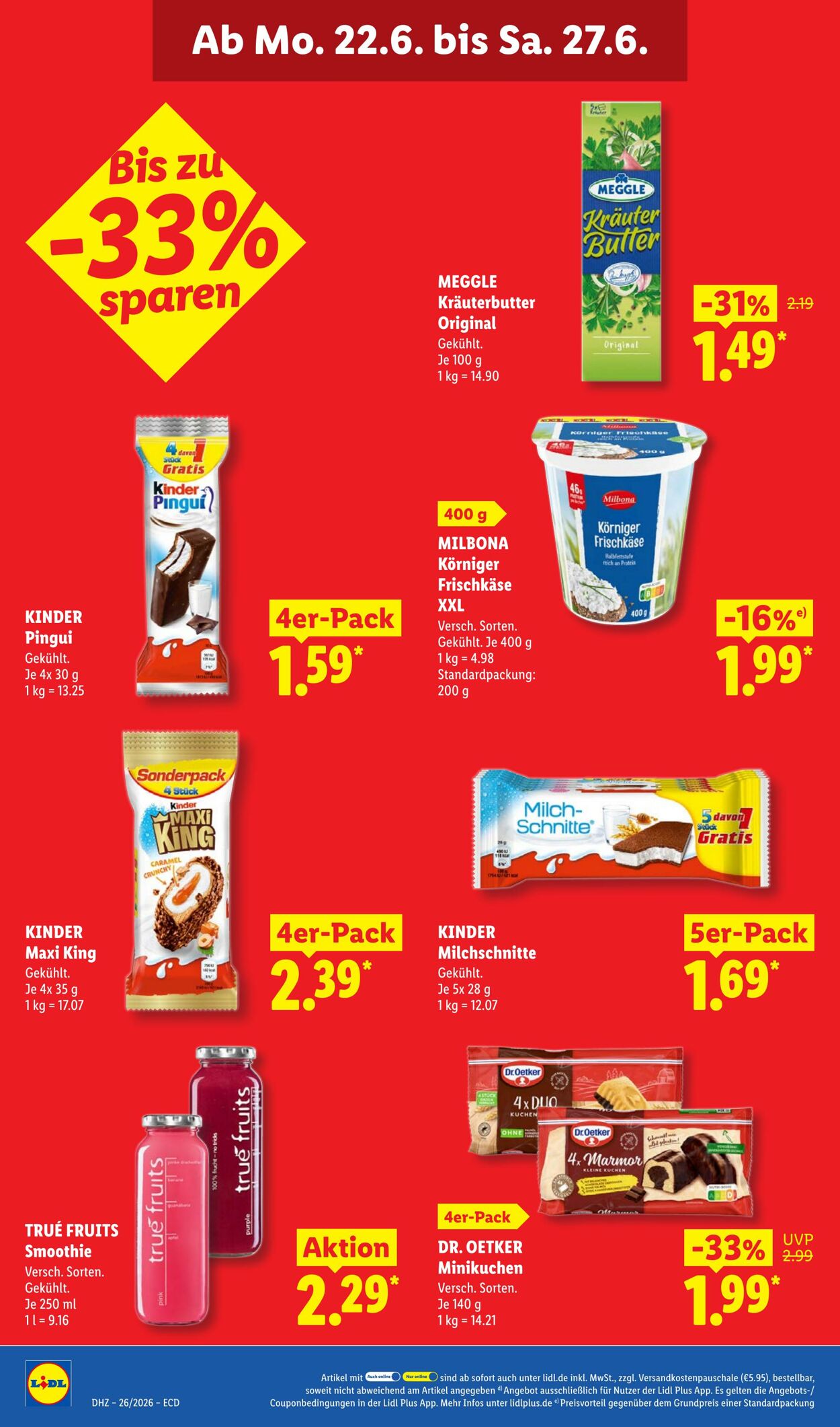 Prospekt Lidl 22.06.2026 - 27.06.2026