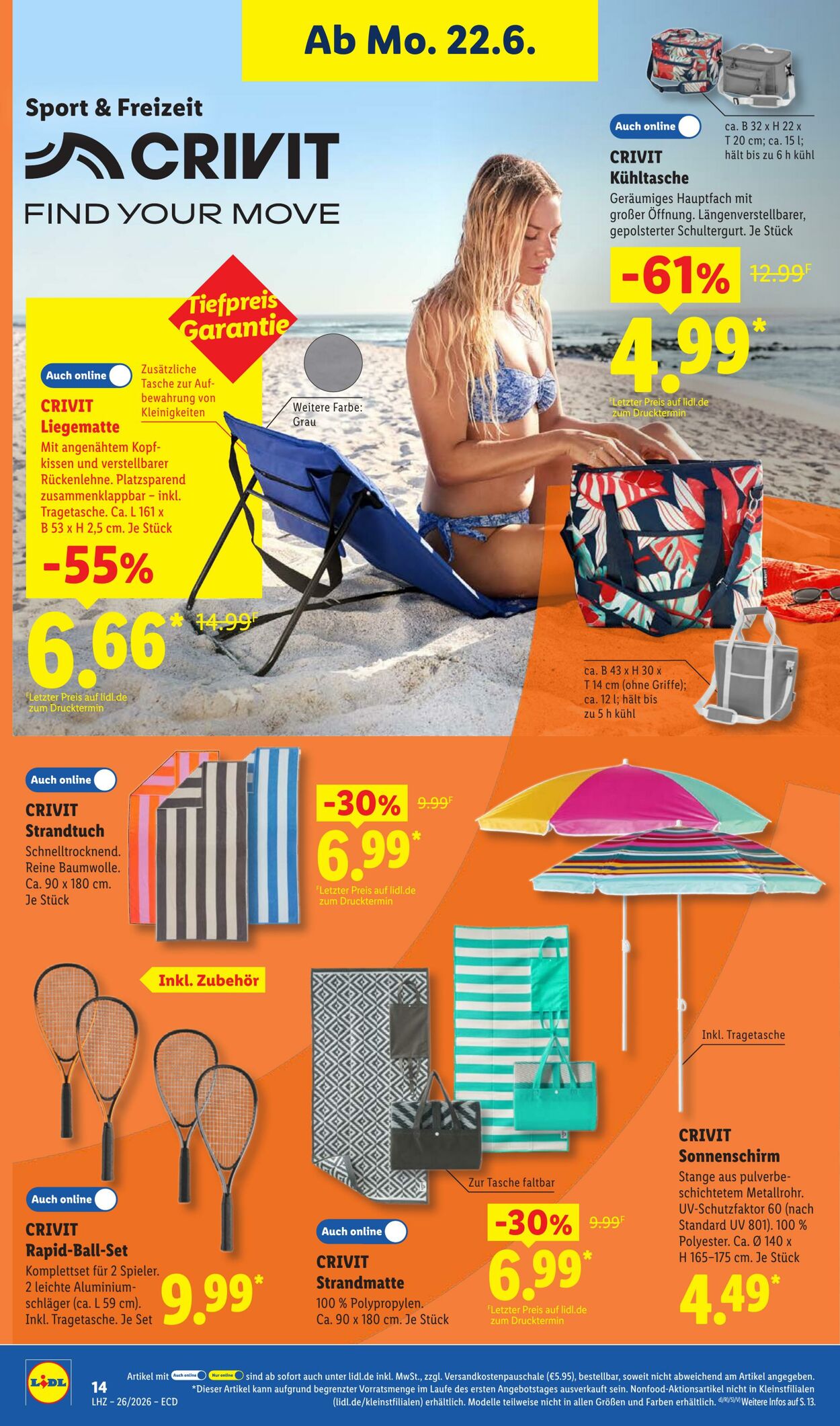 Prospekt Lidl 22.06.2026 - 27.06.2026
