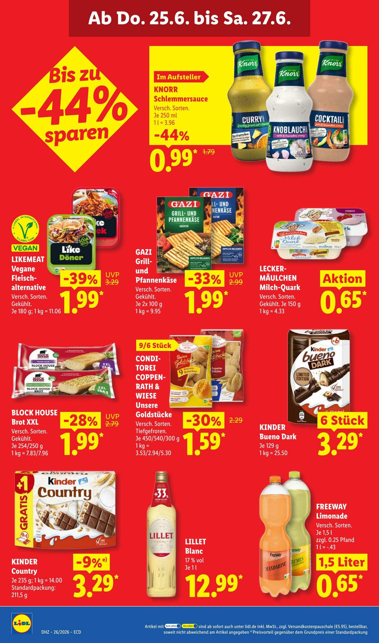 Prospekt Lidl 22.06.2026 - 27.06.2026