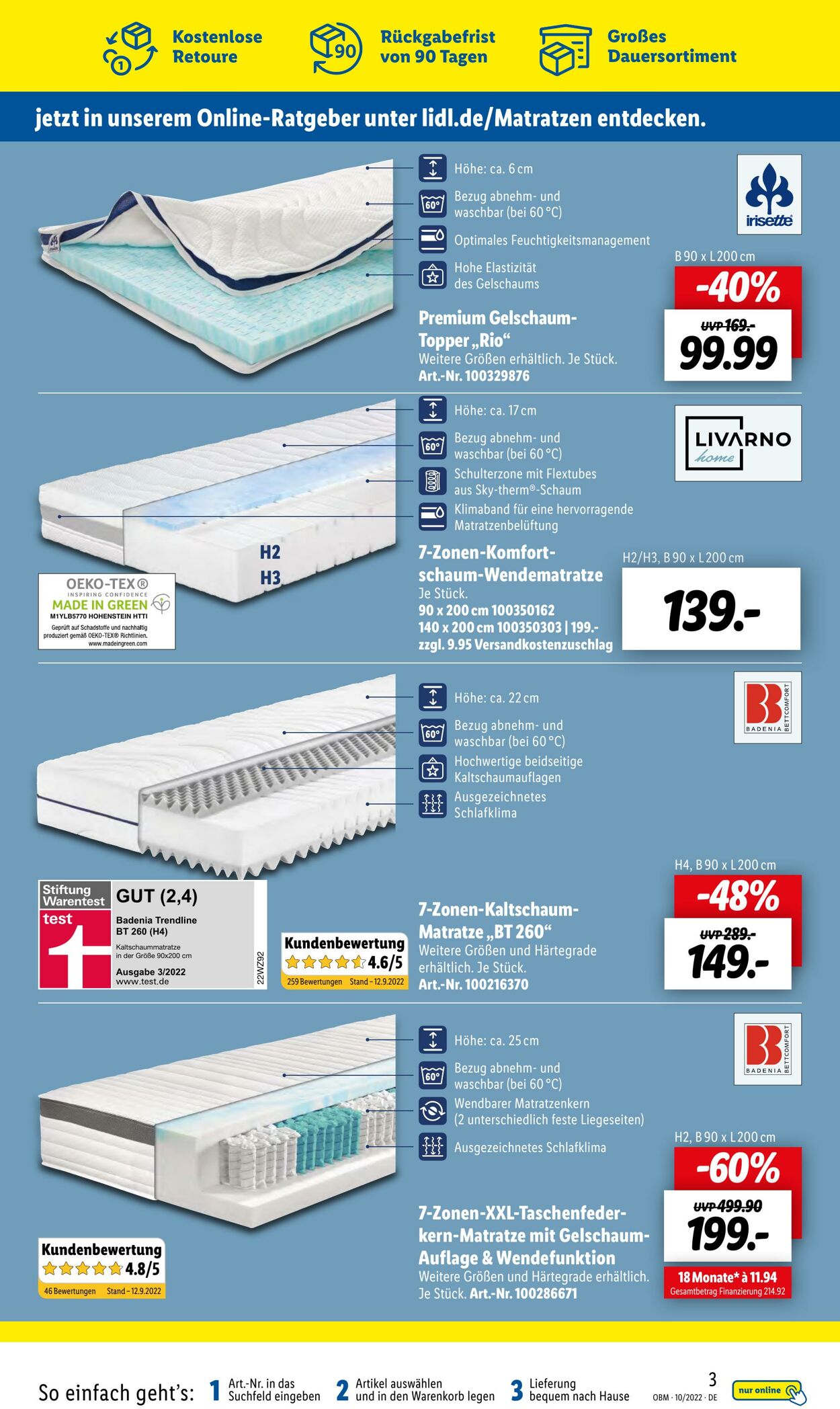 Prospekt Lidl 01.10.2022 - 31.10.2022