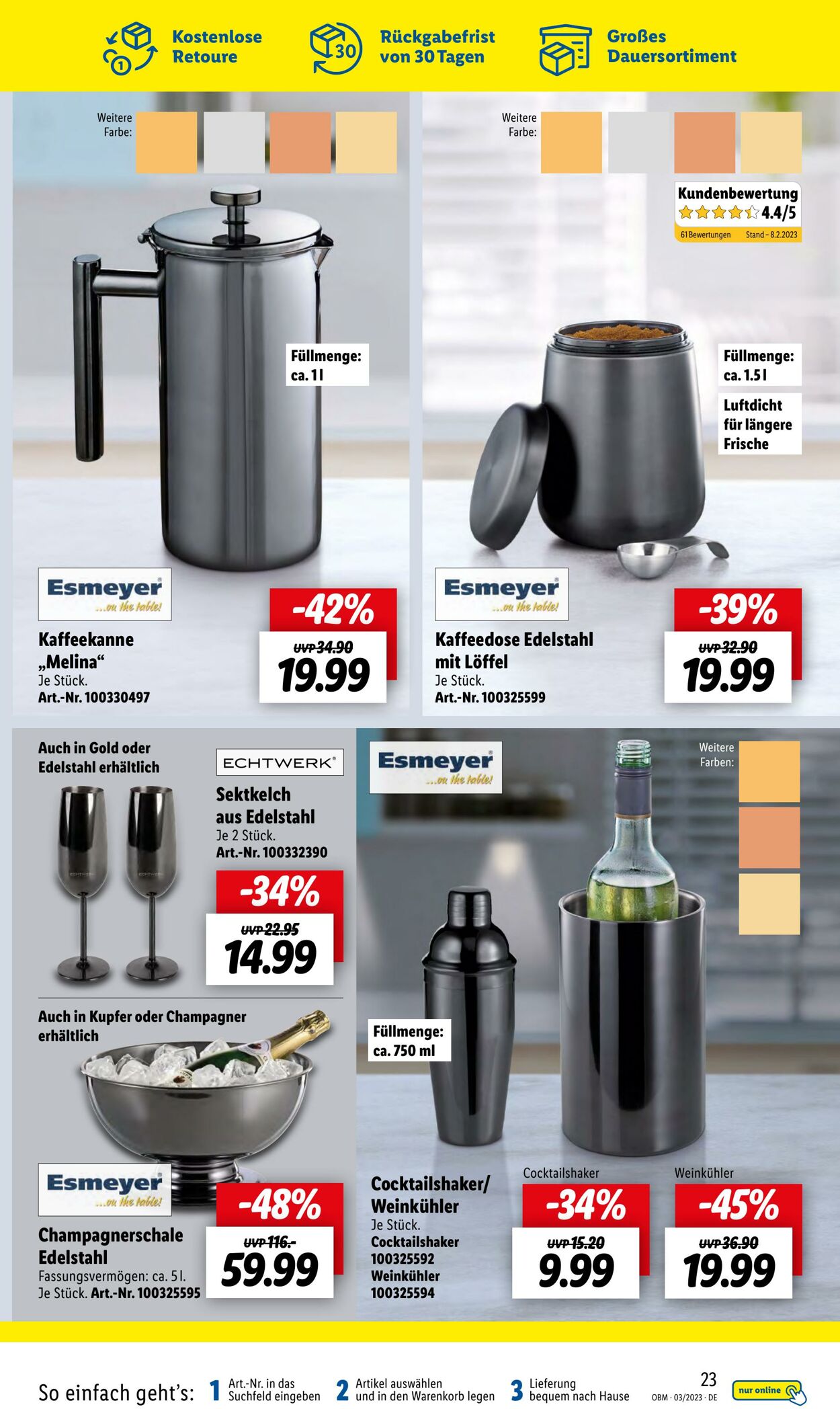 Prospekt Lidl 01.03.2023 - 31.03.2023