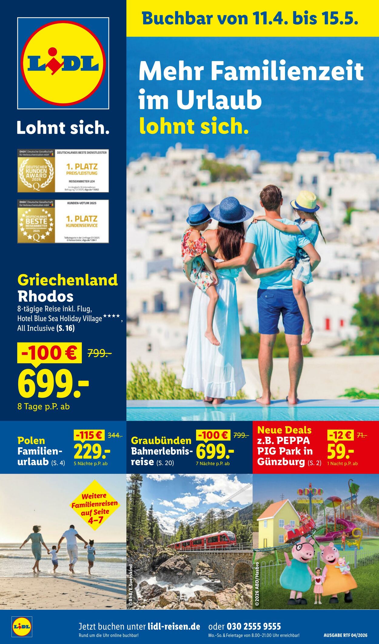 Prospekt Lidl - April/Mai Reise-Highlights 10 Apr, 2026 - 15 Mai, 2026