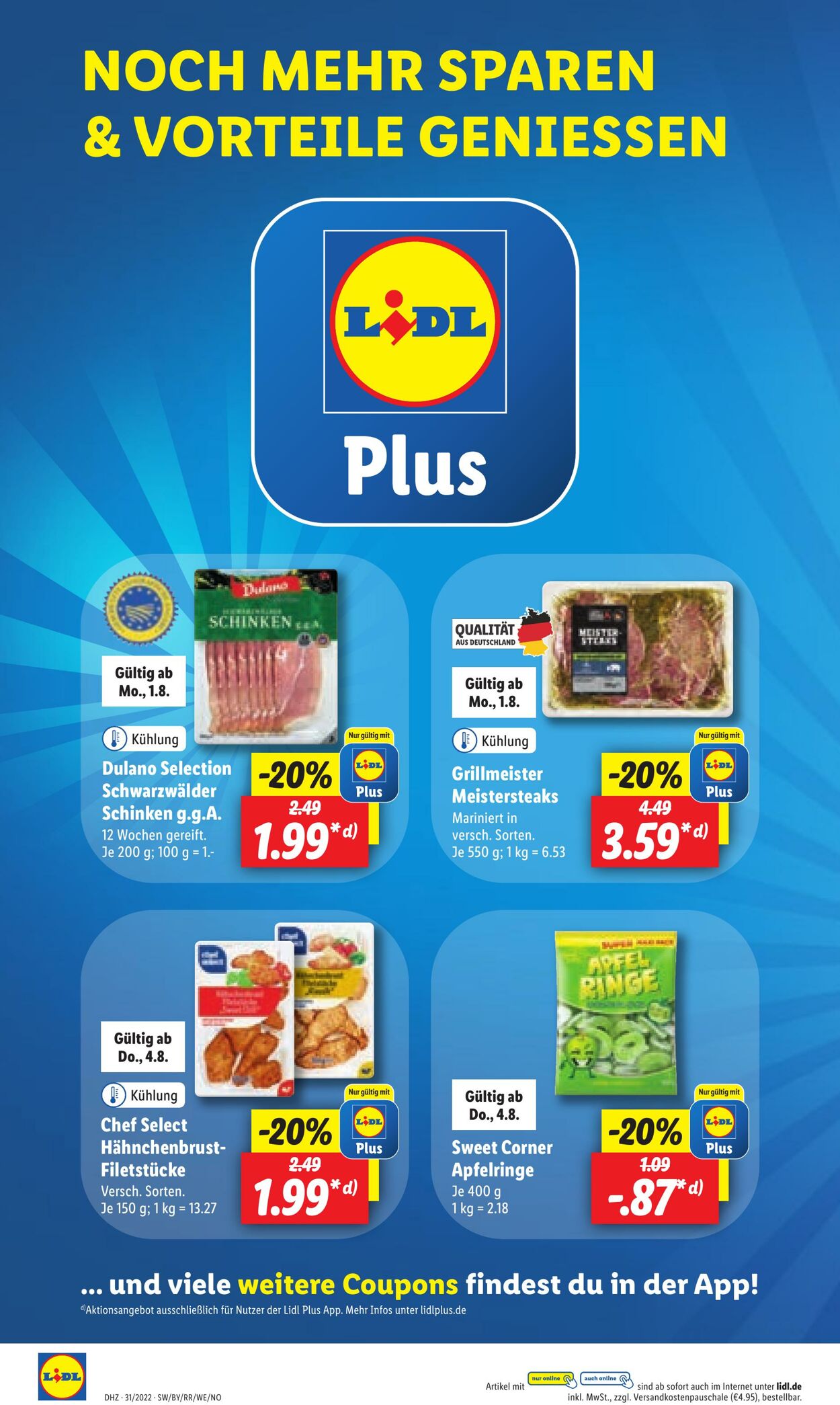 Prospekt Lidl 01.08.2022 - 06.08.2022