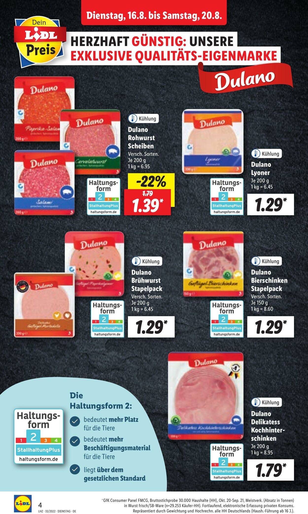 Prospekt Lidl 16.08.2022 - 20.08.2022