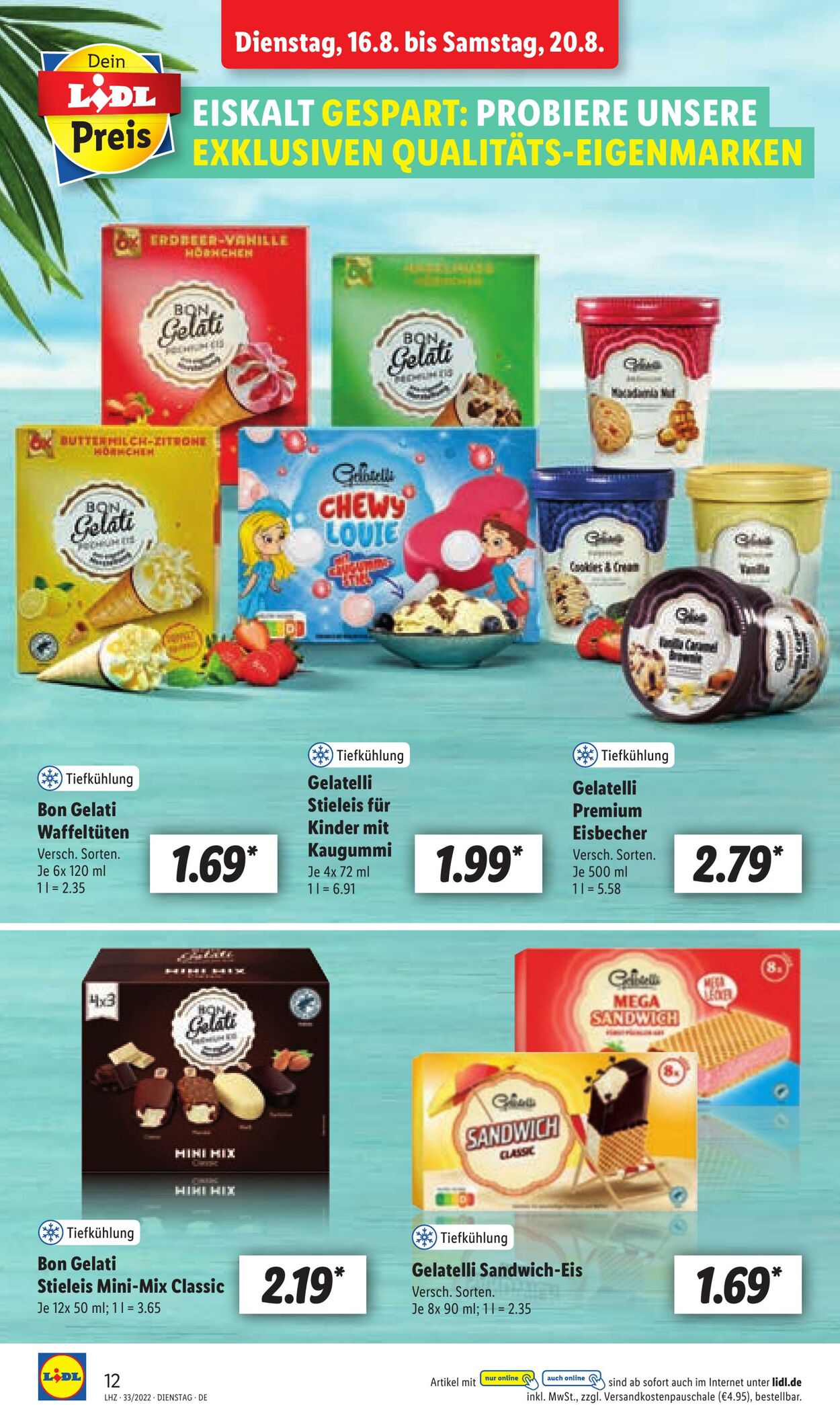 Prospekt Lidl 16.08.2022 - 20.08.2022