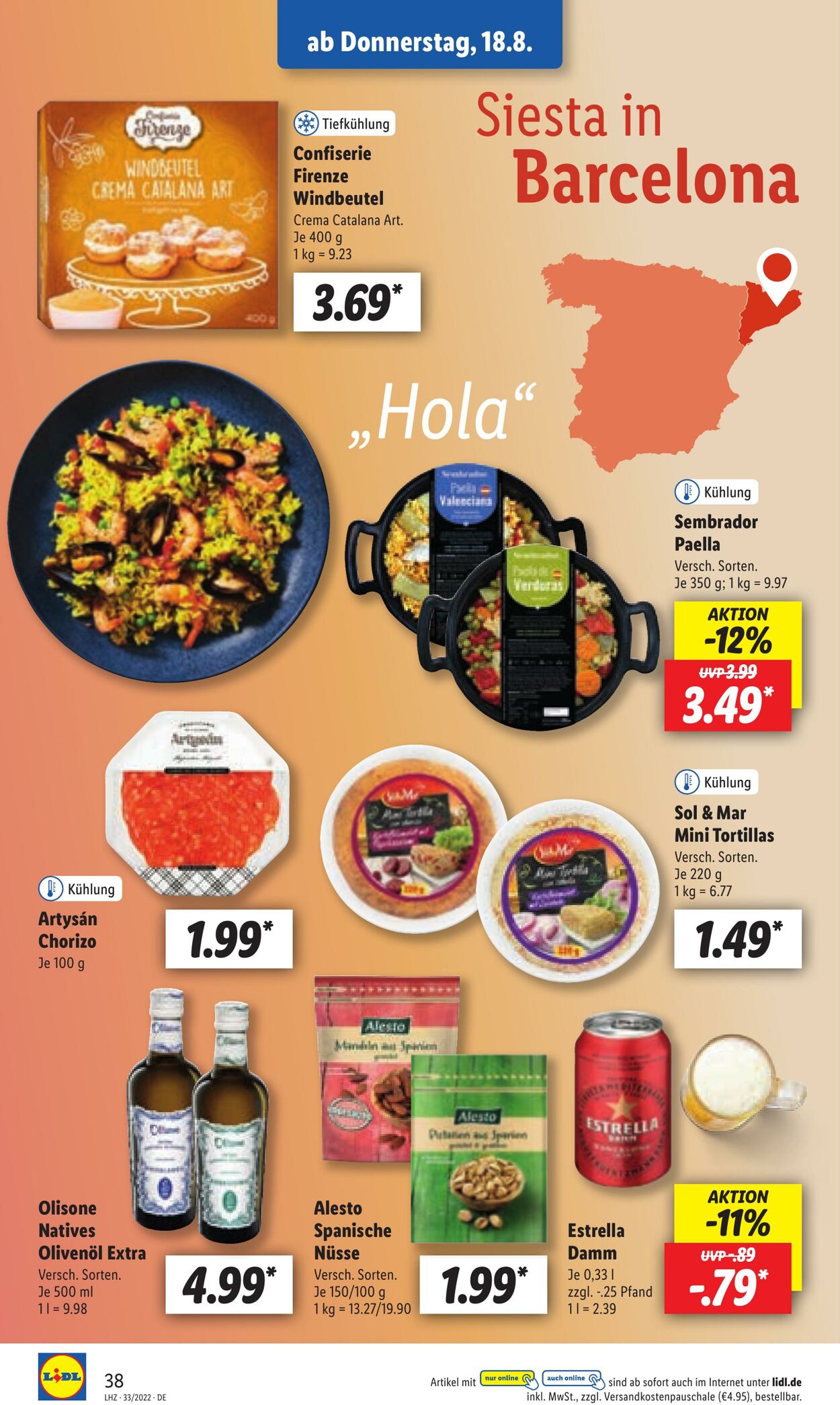 Prospekt Lidl 16.08.2022 - 20.08.2022