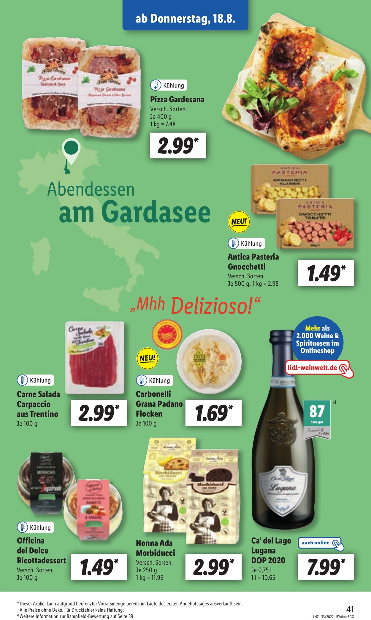 Prospekt Lidl 16.08.2022 - 20.08.2022