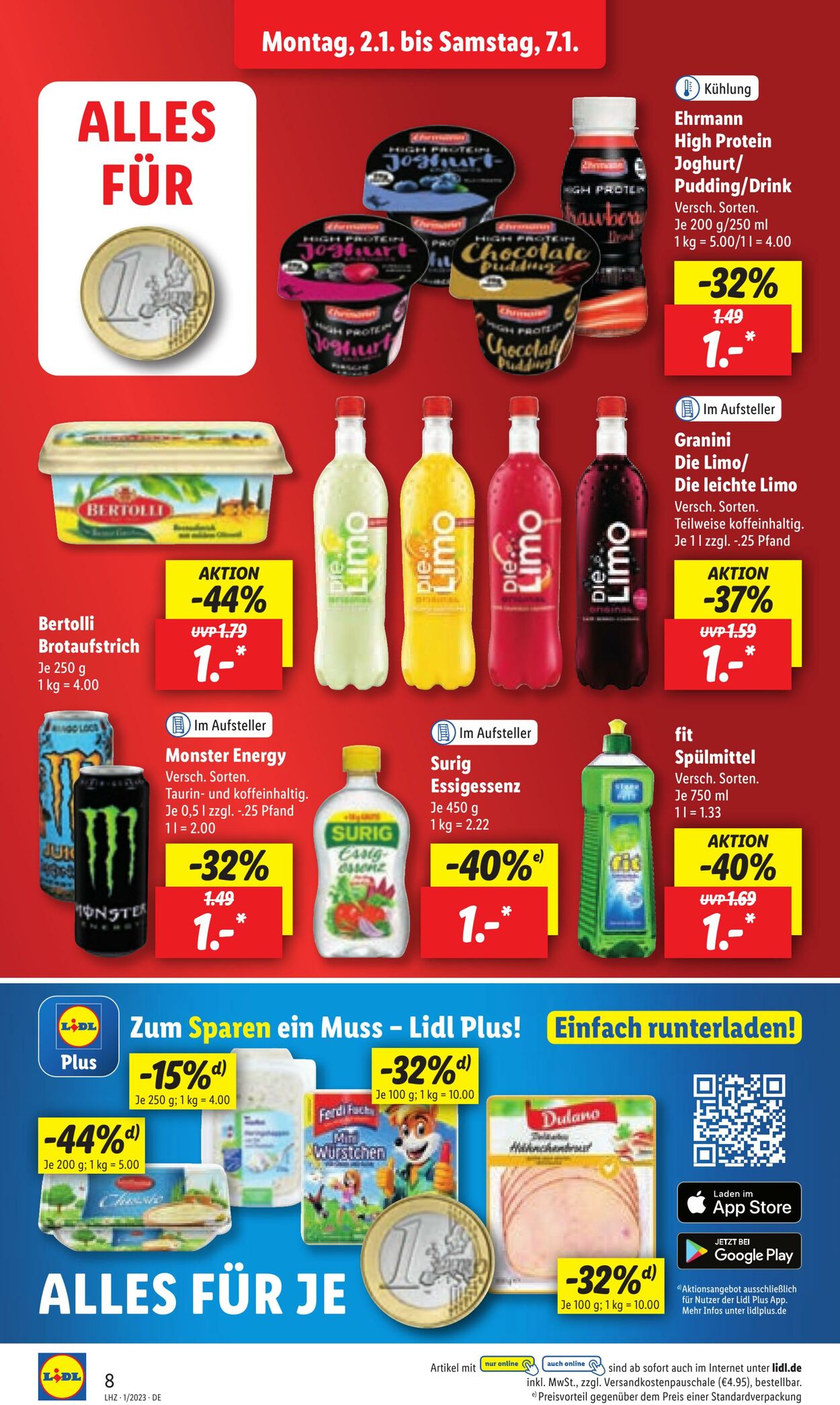 Prospekt Lidl 02.01.2023 - 07.01.2023