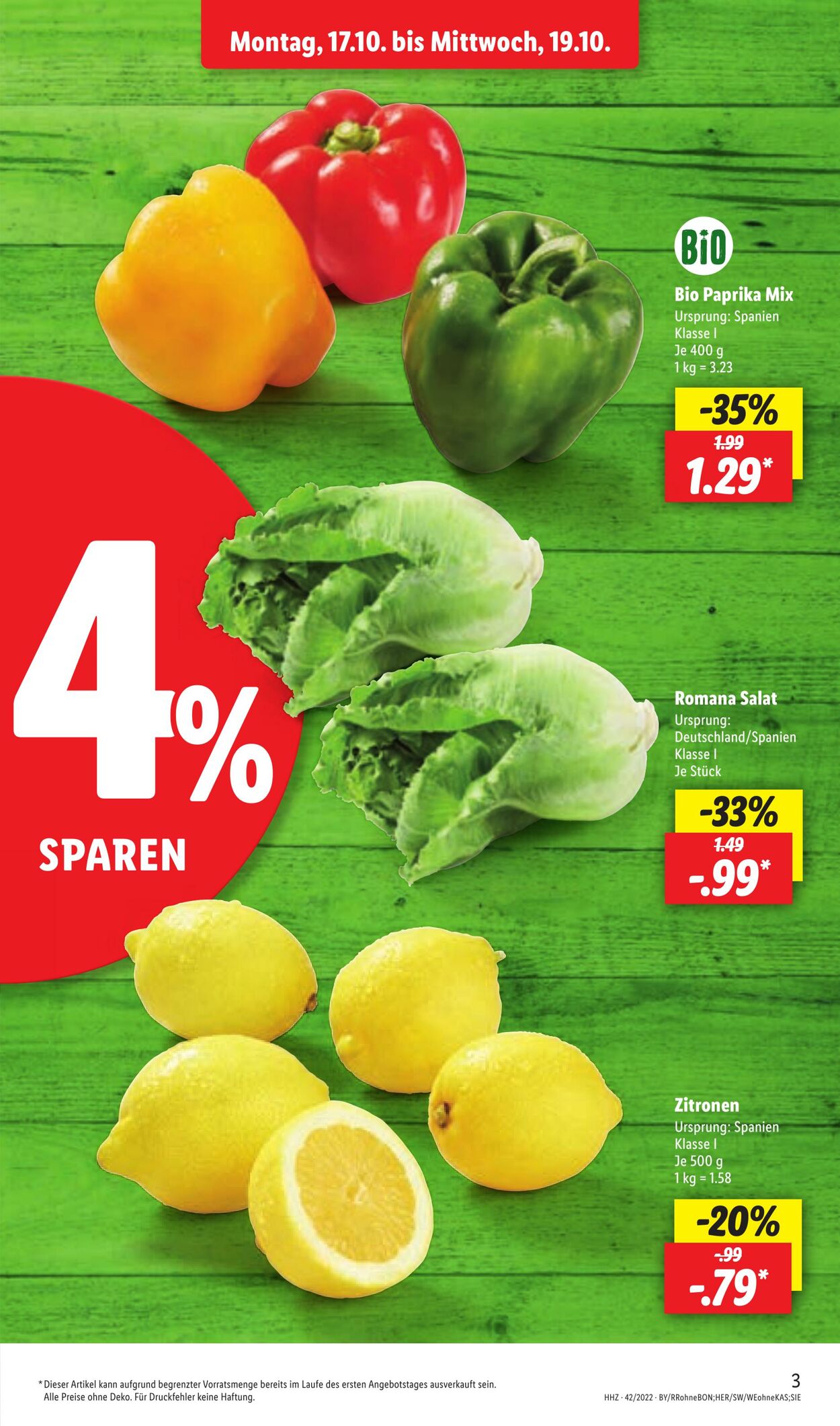 Prospekt Lidl 17.10.2022 - 22.10.2022