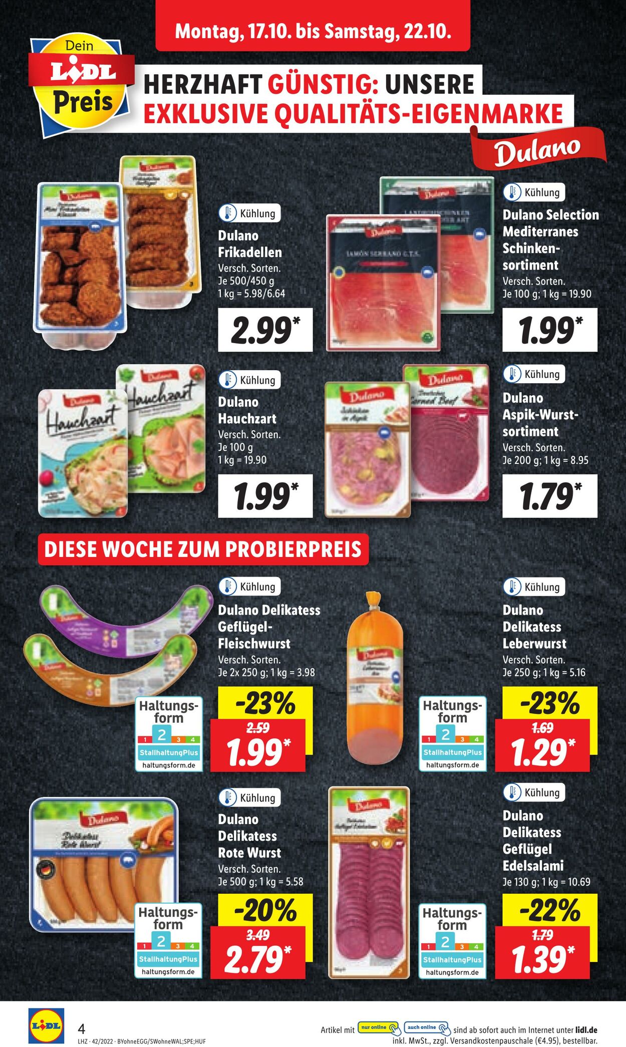 Prospekt Lidl 17.10.2022 - 22.10.2022