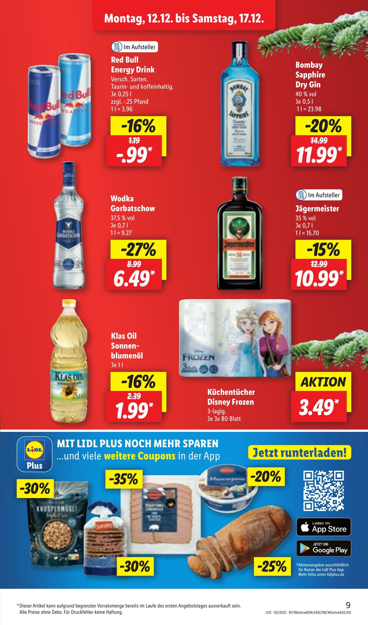 Prospekt Lidl 12.12.2022 - 17.12.2022