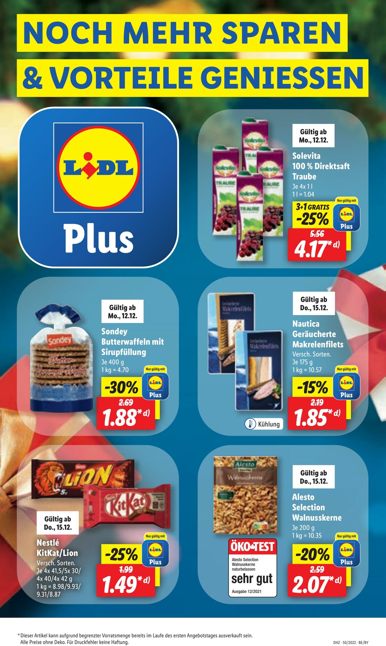 Prospekt Lidl 12.12.2022 - 17.12.2022