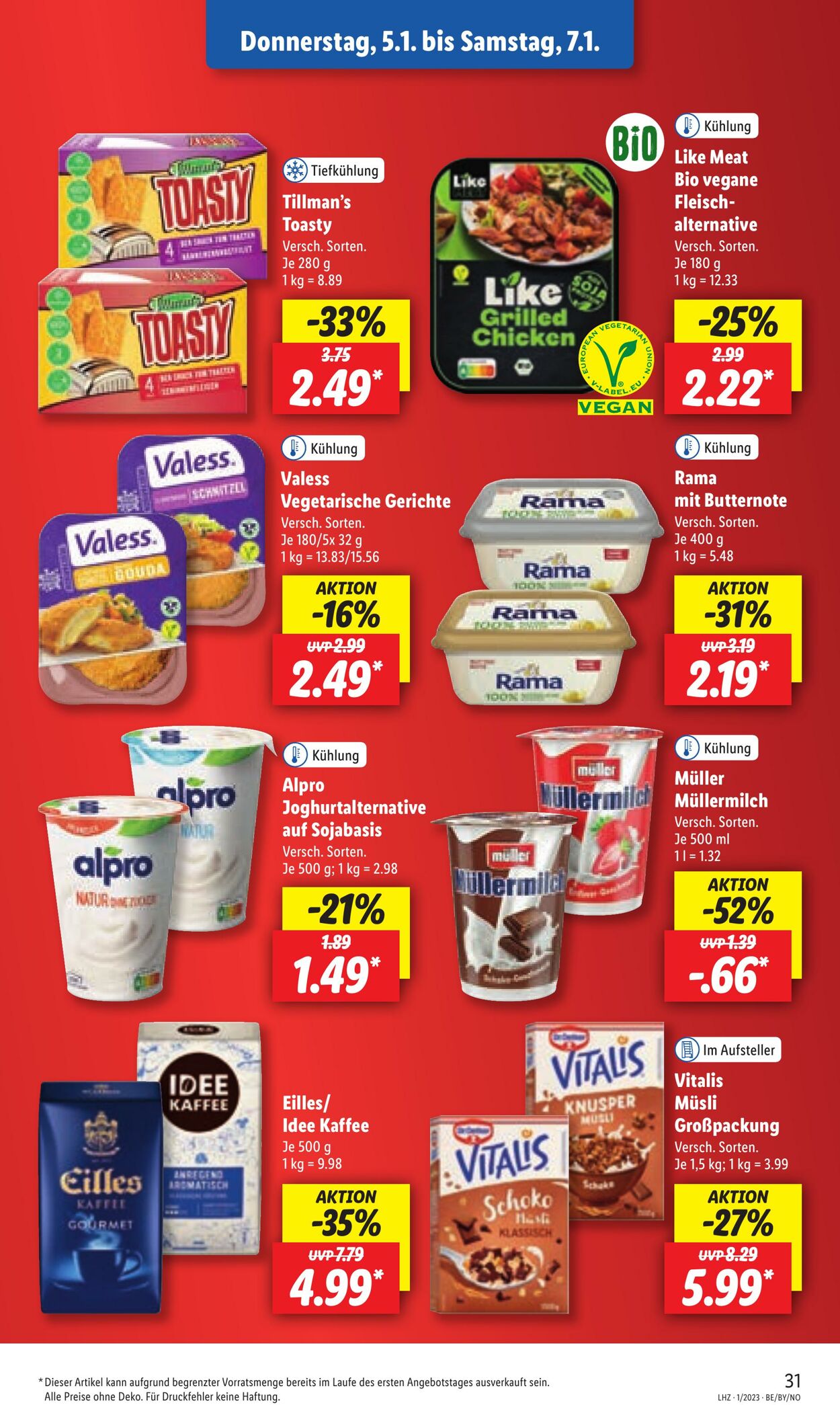 Prospekt Lidl 02.01.2023 - 07.01.2023