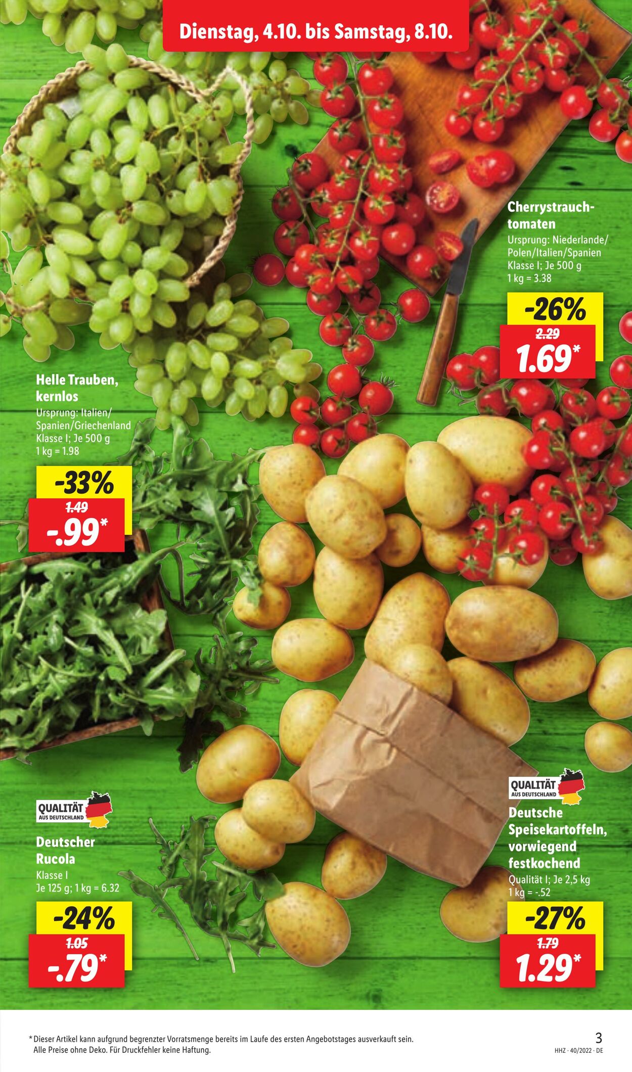 Prospekt Lidl 04.10.2022 - 08.10.2022