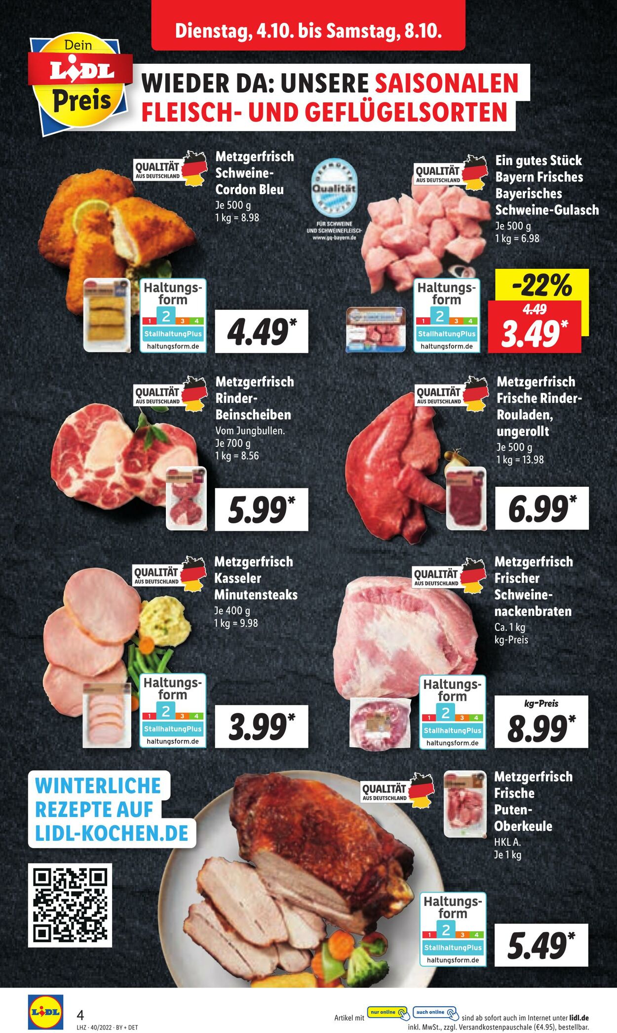 Prospekt Lidl 04.10.2022 - 08.10.2022