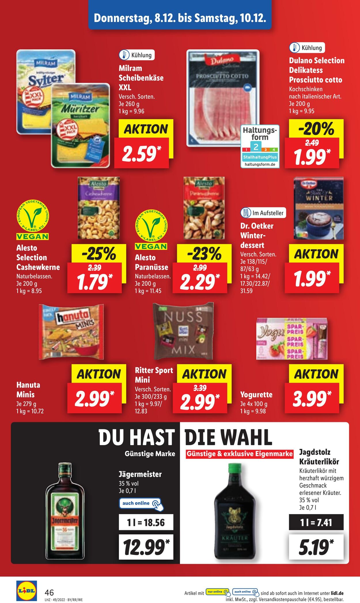 Prospekt Lidl 05.12.2022 - 10.12.2022