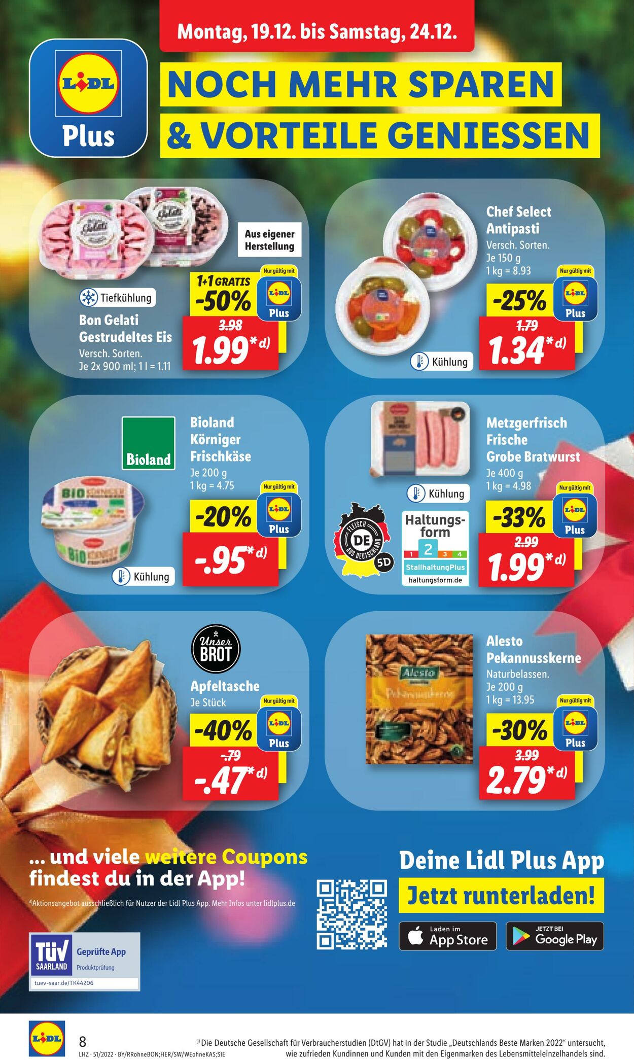 Prospekt Lidl 19.12.2022 - 24.12.2022