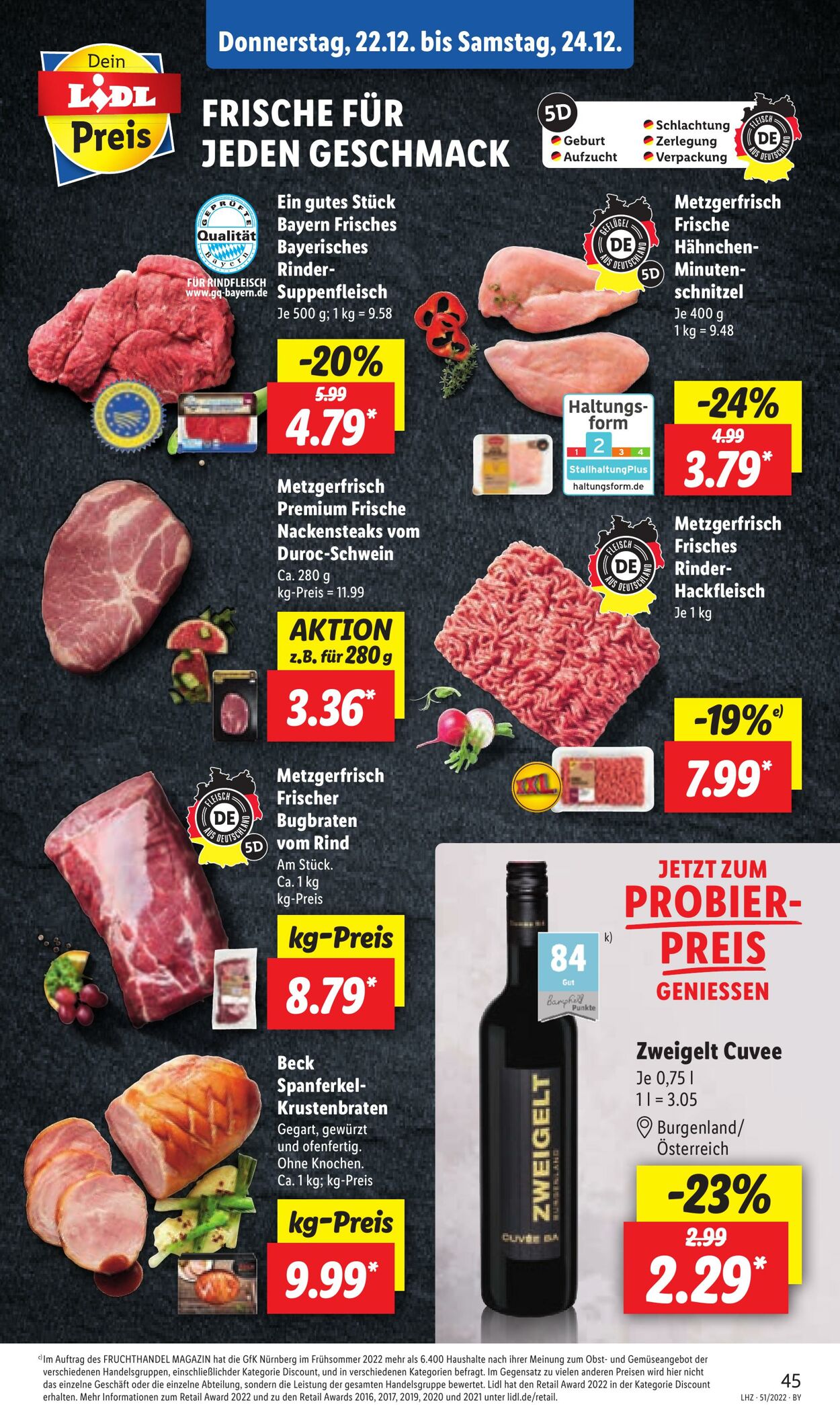 Prospekt Lidl 19.12.2022 - 24.12.2022