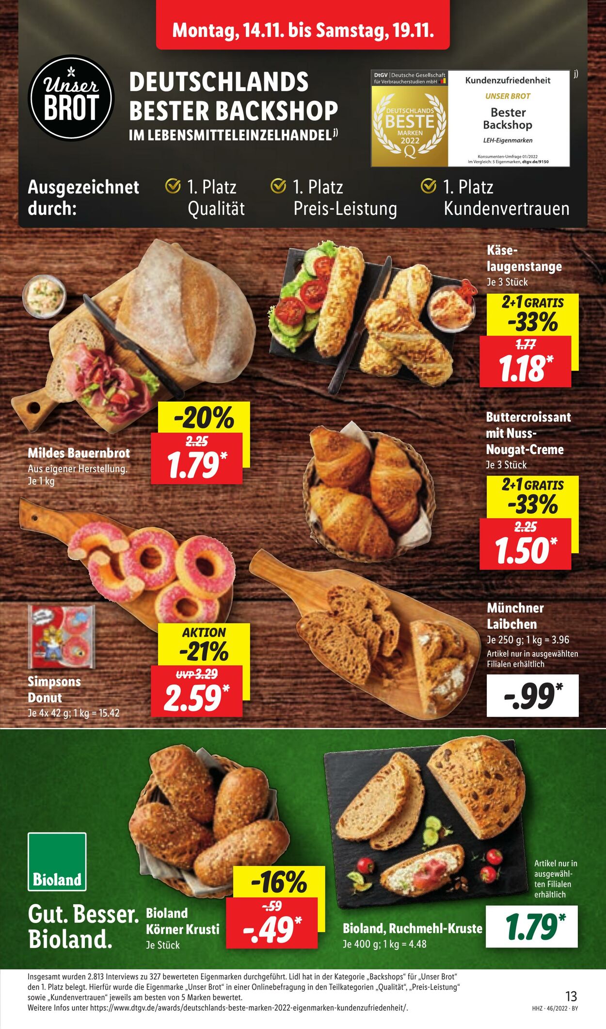 Prospekt Lidl 14.11.2022 - 19.11.2022