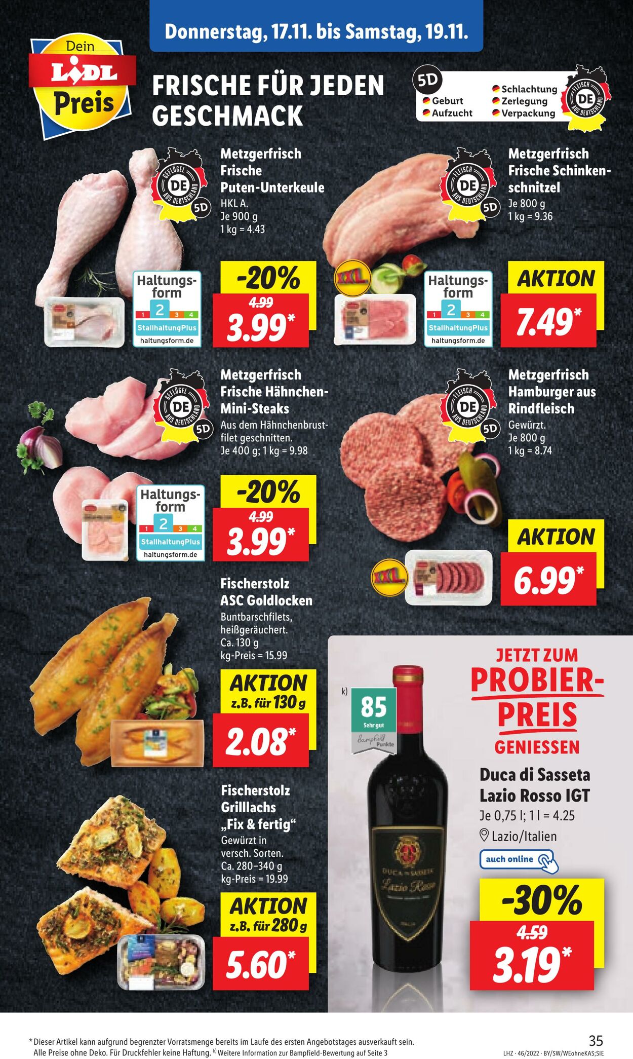 Prospekt Lidl 14.11.2022 - 19.11.2022