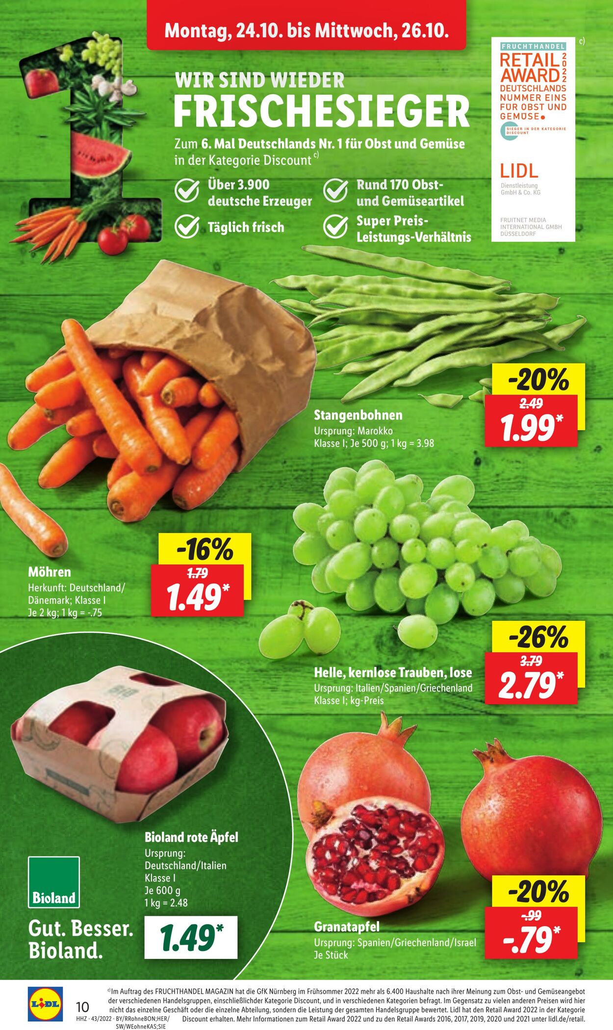 Prospekt Lidl 24.10.2022 - 29.10.2022