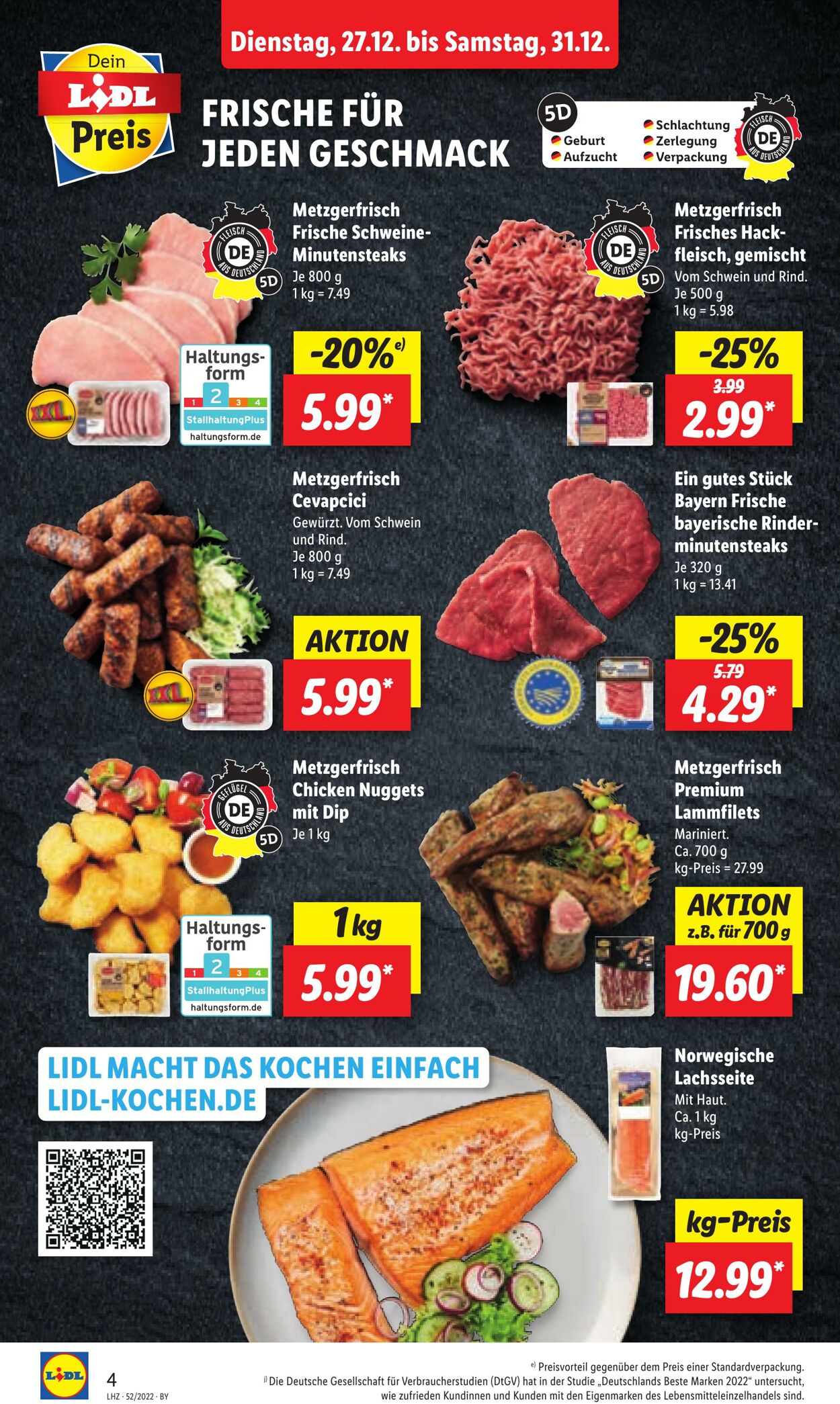 Prospekt Lidl 27.12.2022 - 31.12.2022