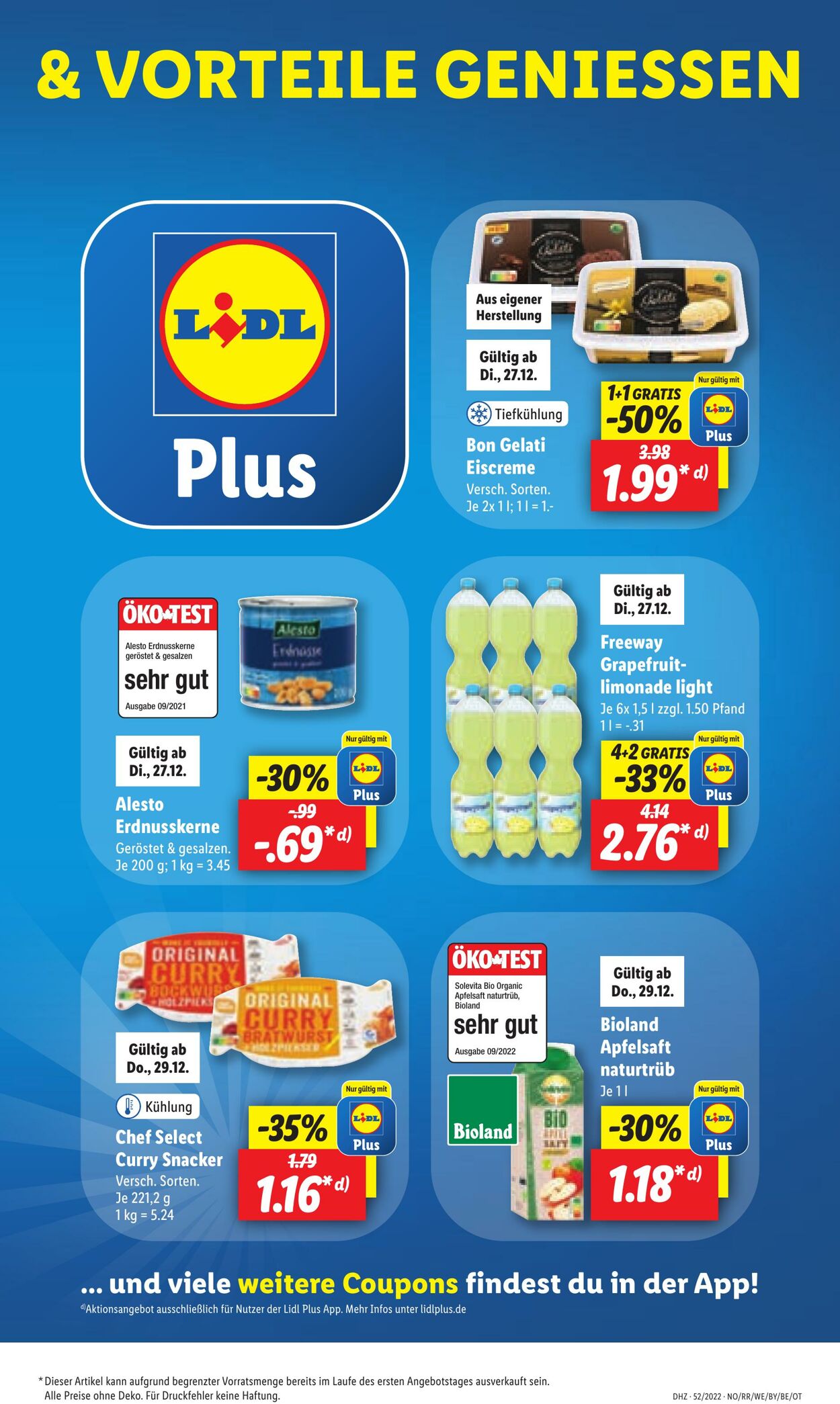 Prospekt Lidl 27.12.2022 - 31.12.2022