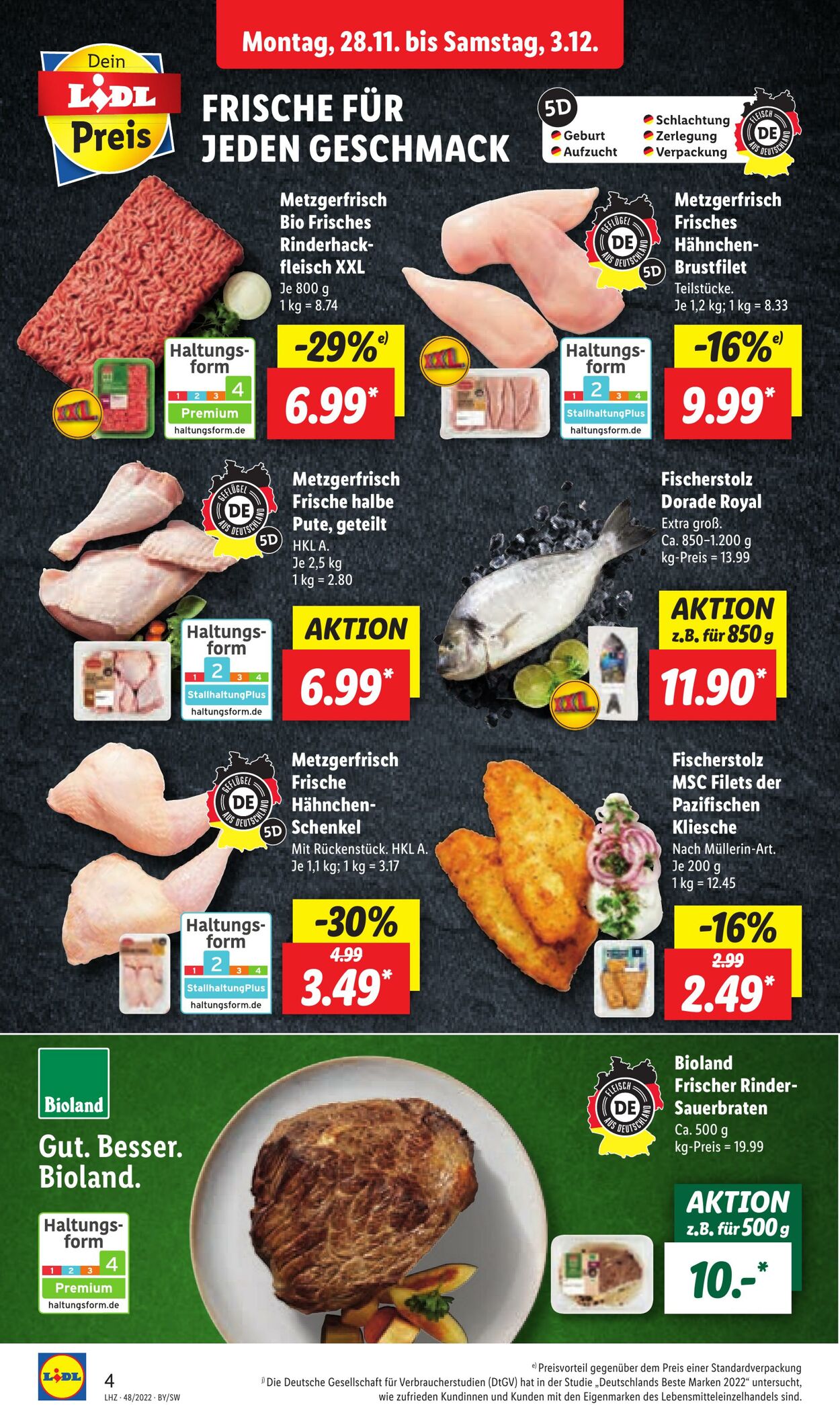 Prospekt Lidl 28.11.2022 - 03.12.2022