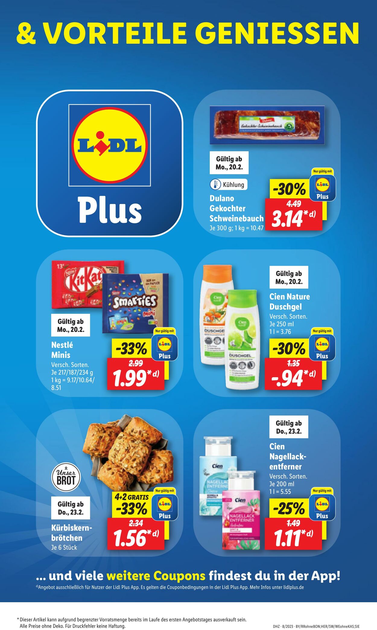 Prospekt Lidl 20.02.2023 - 25.02.2023