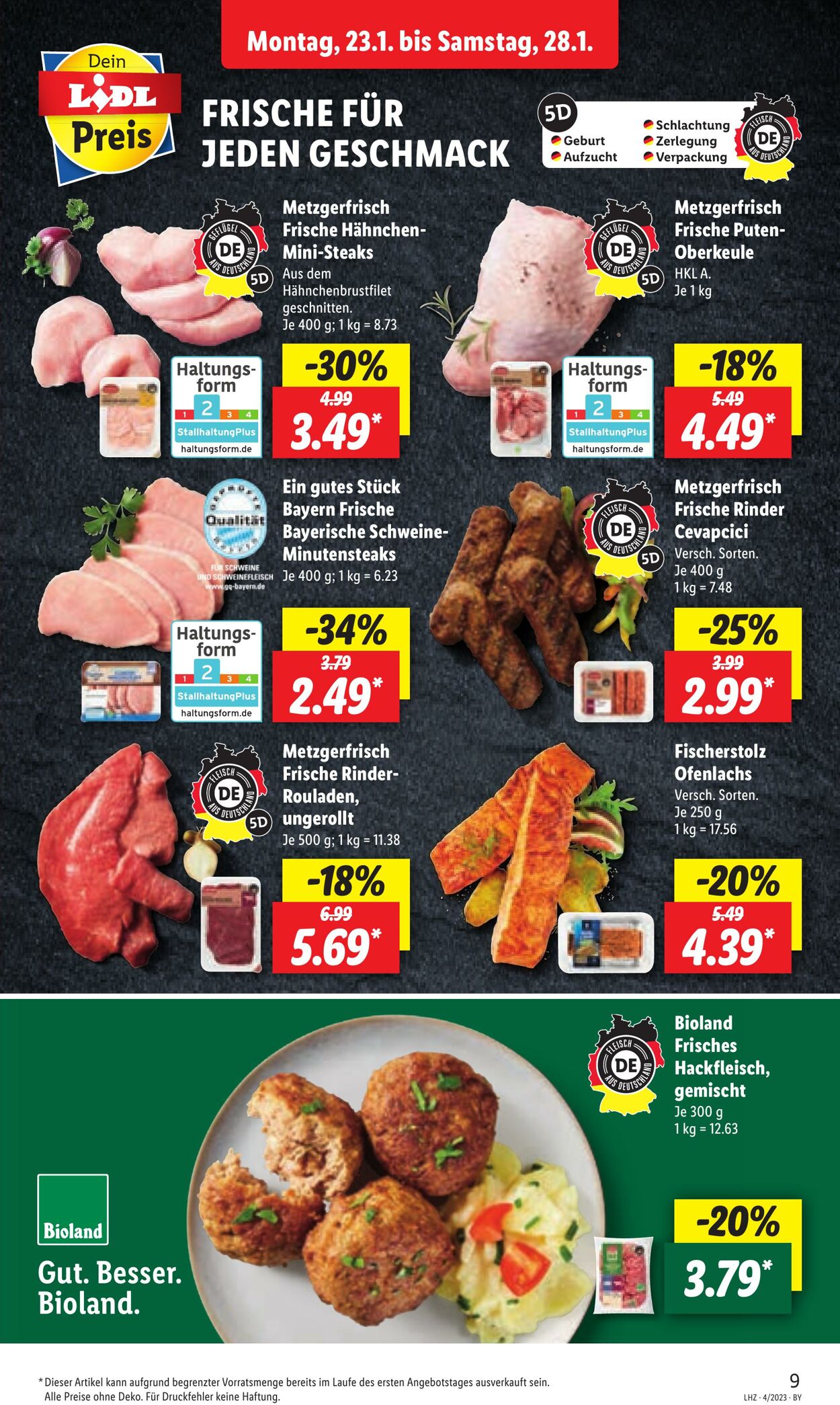 Prospekt Lidl 23.01.2023 - 28.01.2023