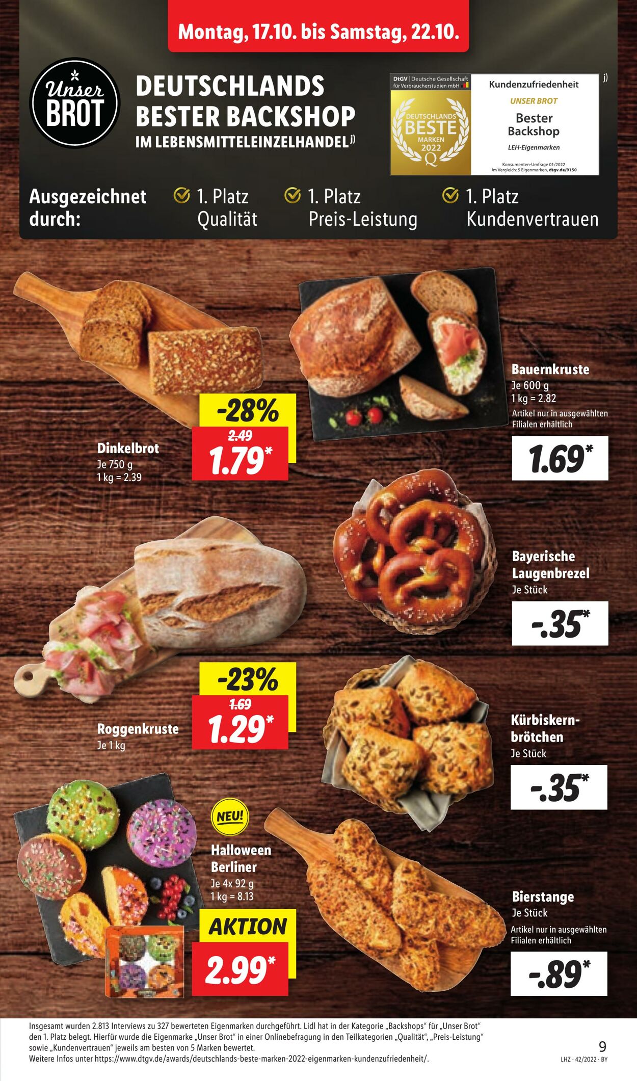 Prospekt Lidl 17.10.2022 - 22.10.2022