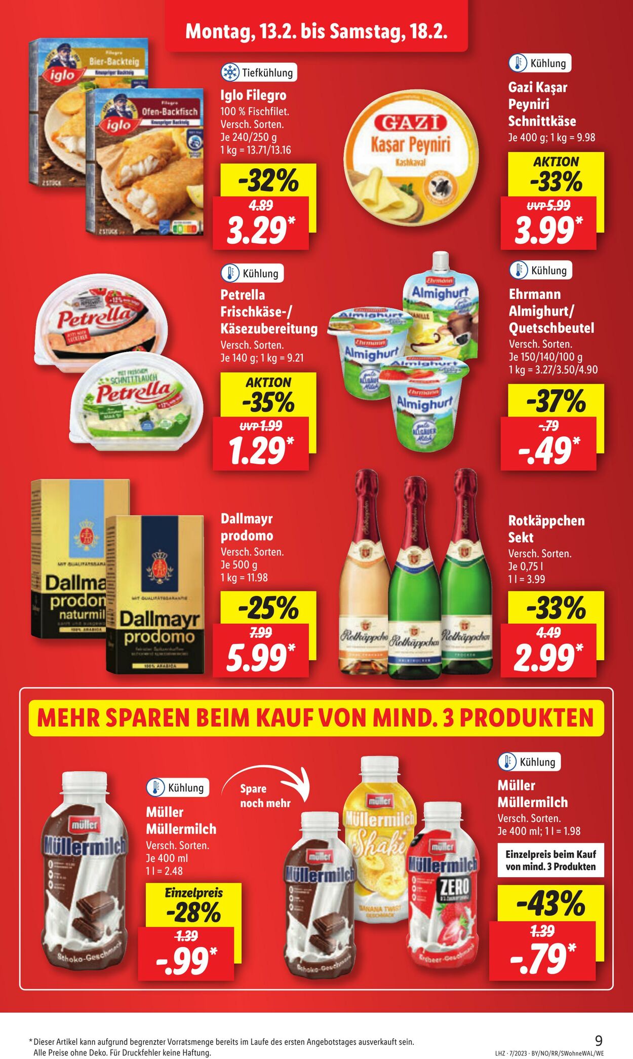 Prospekt Lidl 13.02.2023 - 18.02.2023