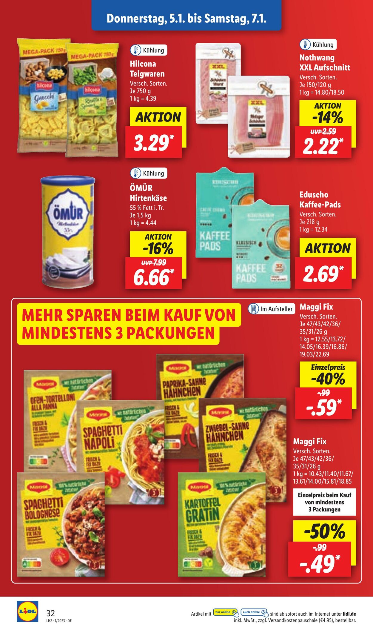 Prospekt Lidl 02.01.2023 - 07.01.2023