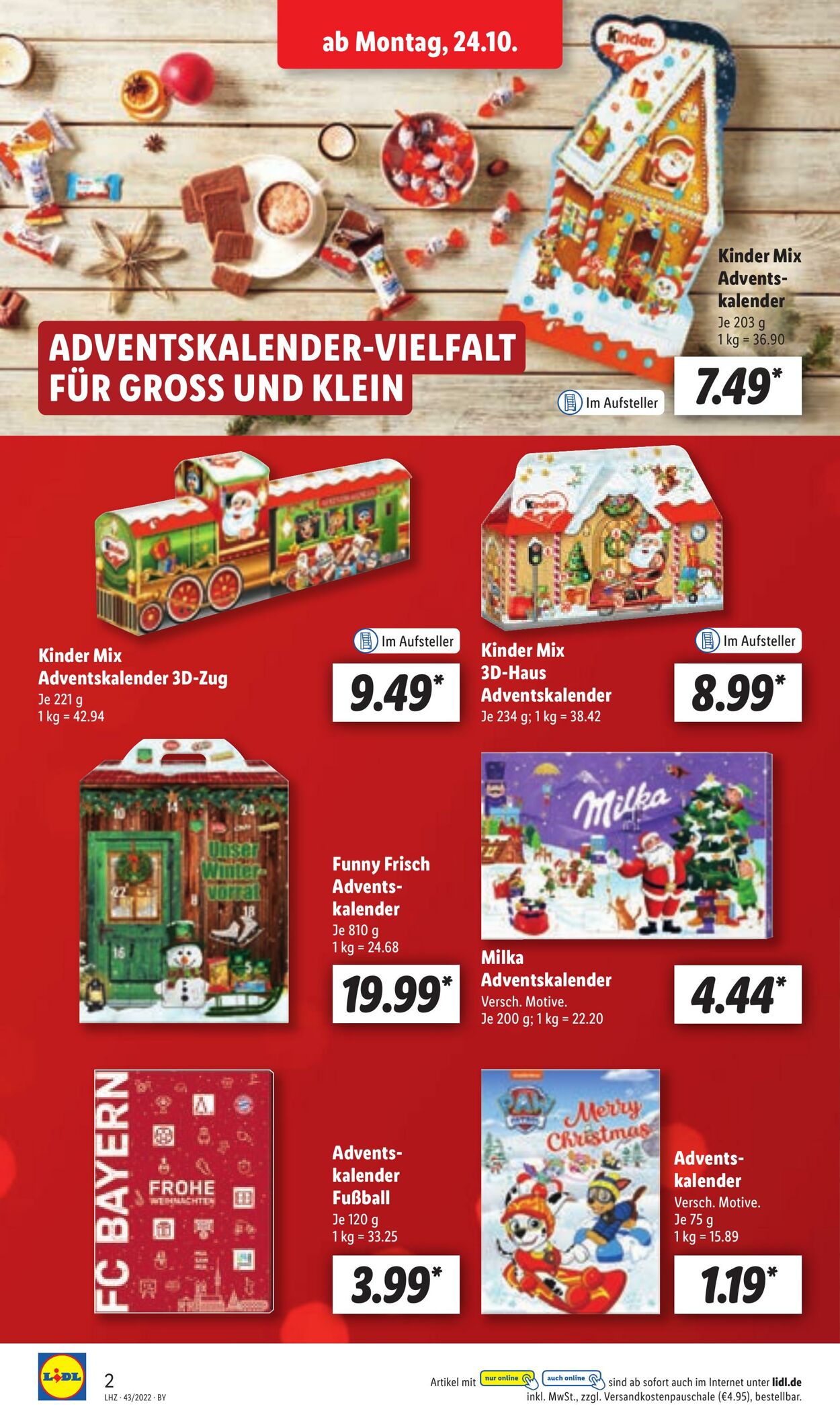 Prospekt Lidl 24.10.2022 - 29.10.2022