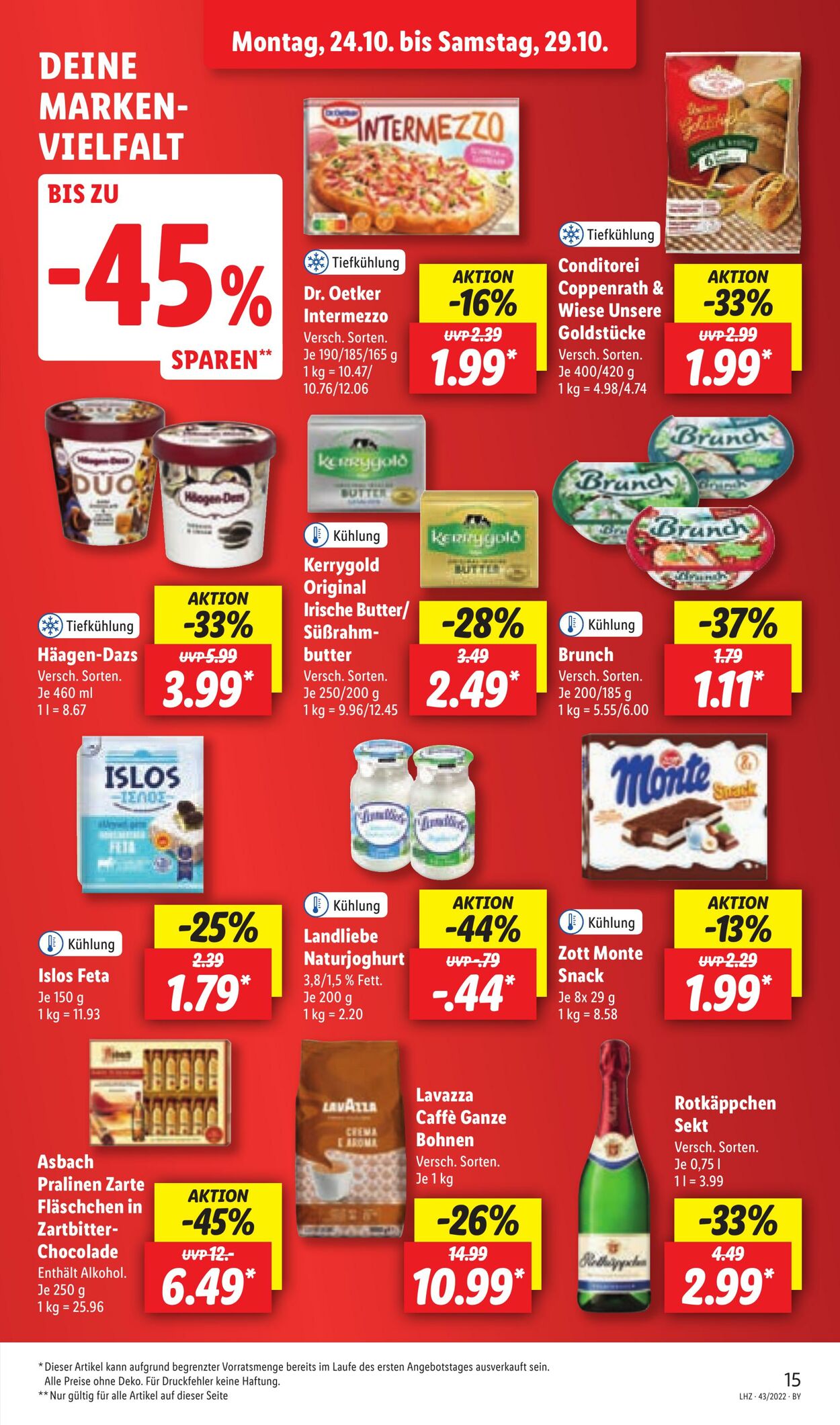 Prospekt Lidl 24.10.2022 - 29.10.2022