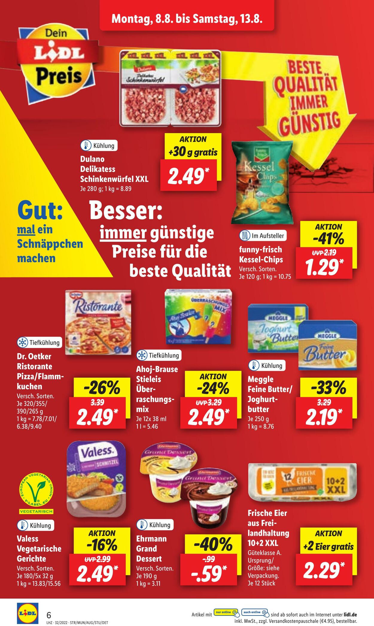 Prospekt Lidl 08.08.2022 - 13.08.2022