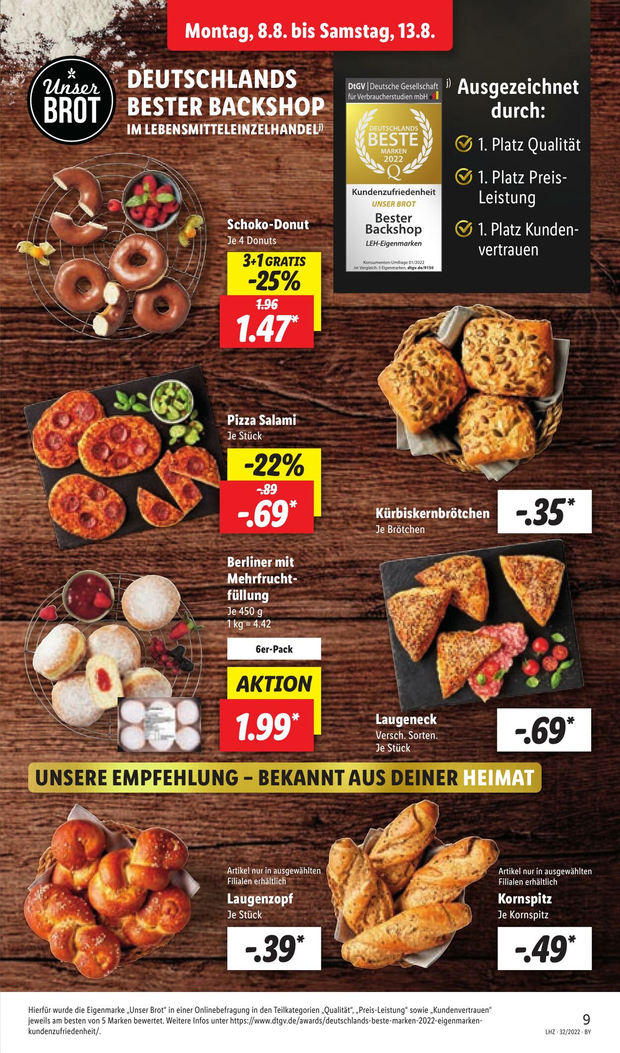 Prospekt Lidl 08.08.2022 - 13.08.2022