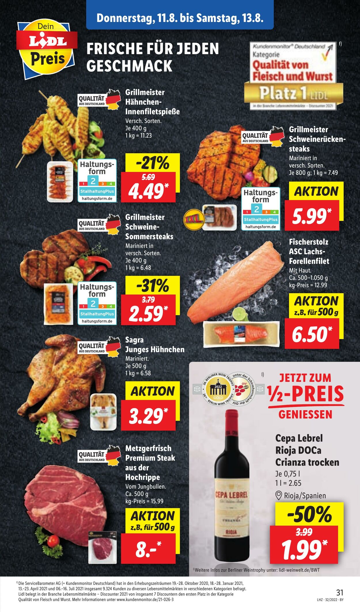 Prospekt Lidl 08.08.2022 - 13.08.2022