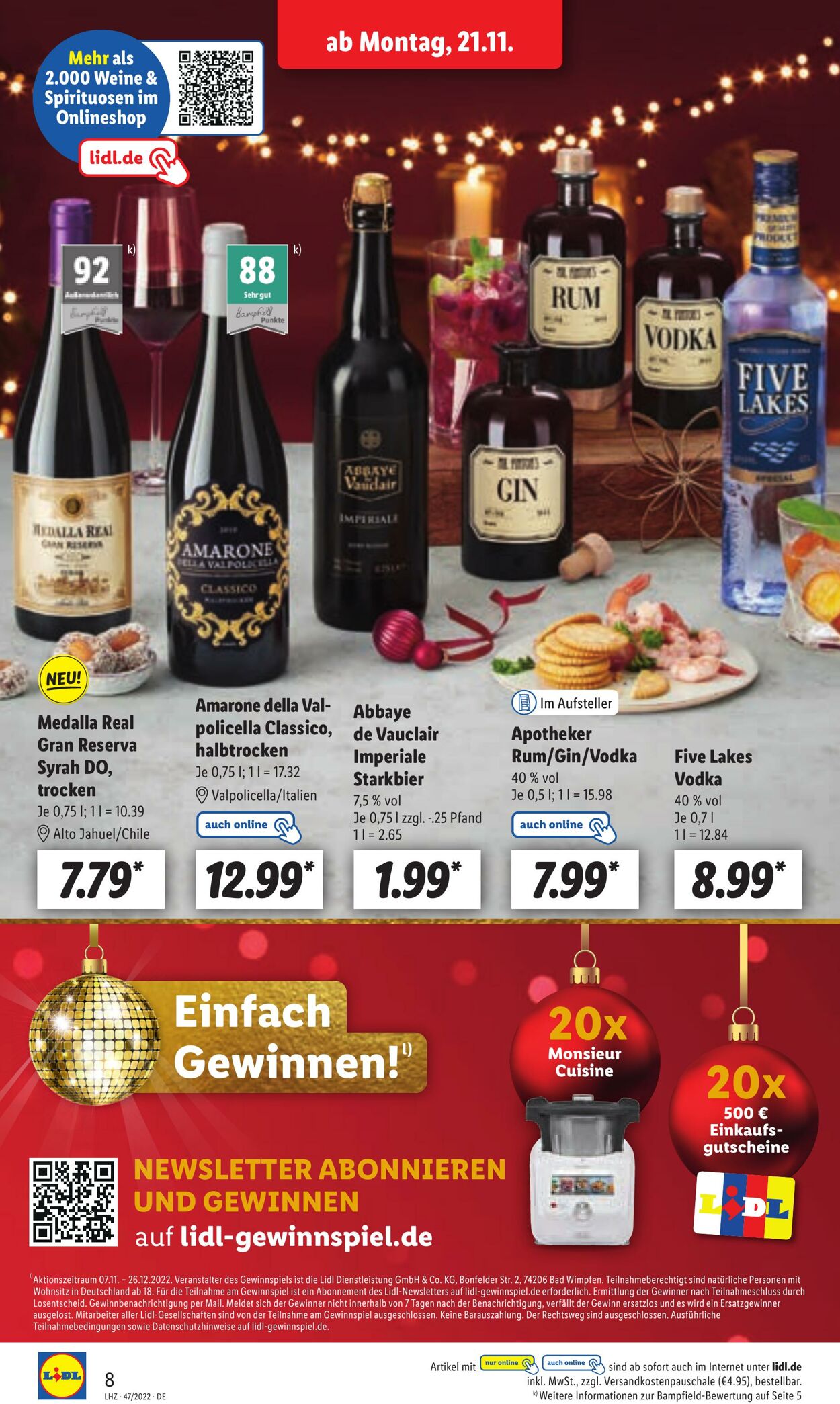 Prospekt Lidl 21.11.2022 - 26.11.2022