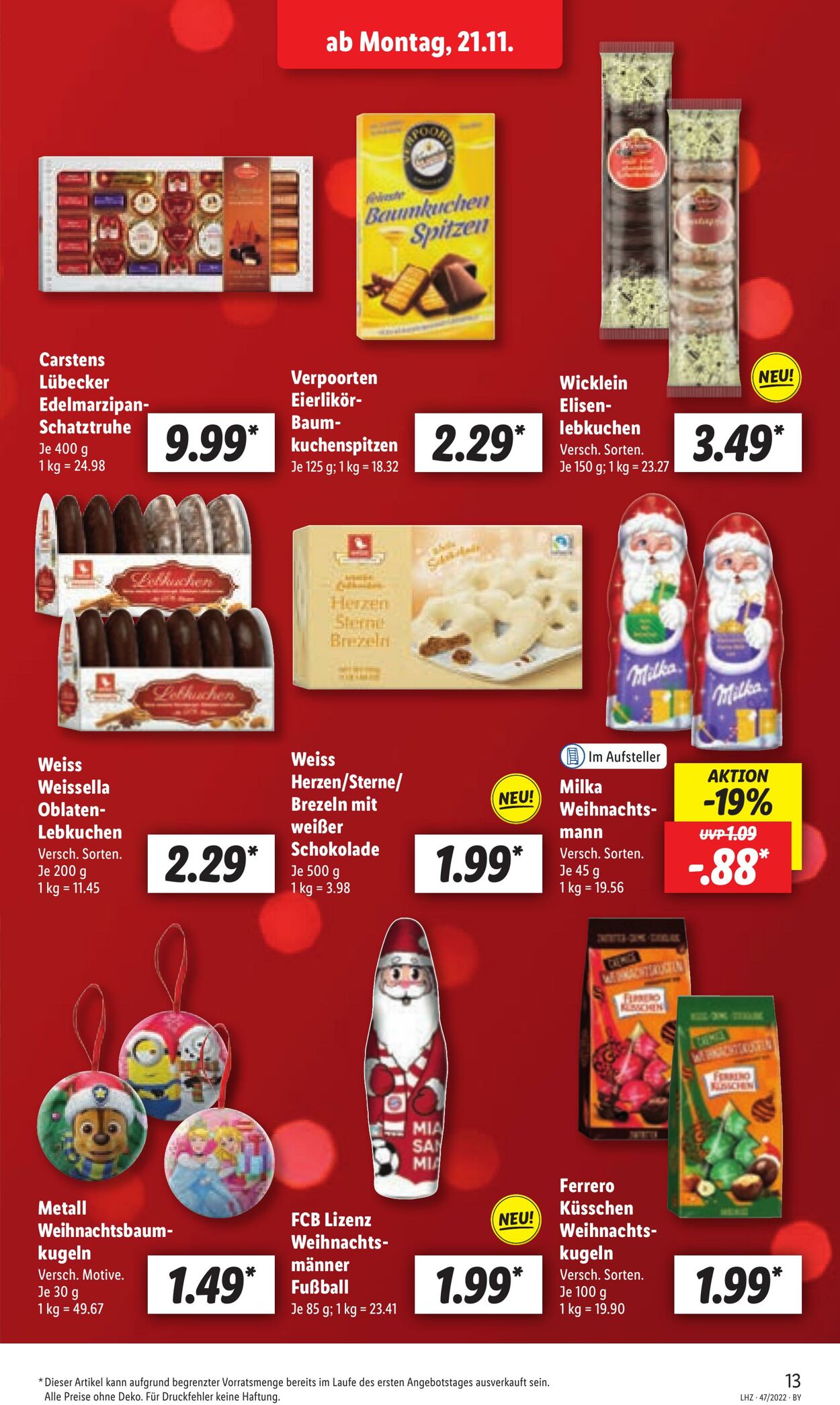 Prospekt Lidl 21.11.2022 - 26.11.2022