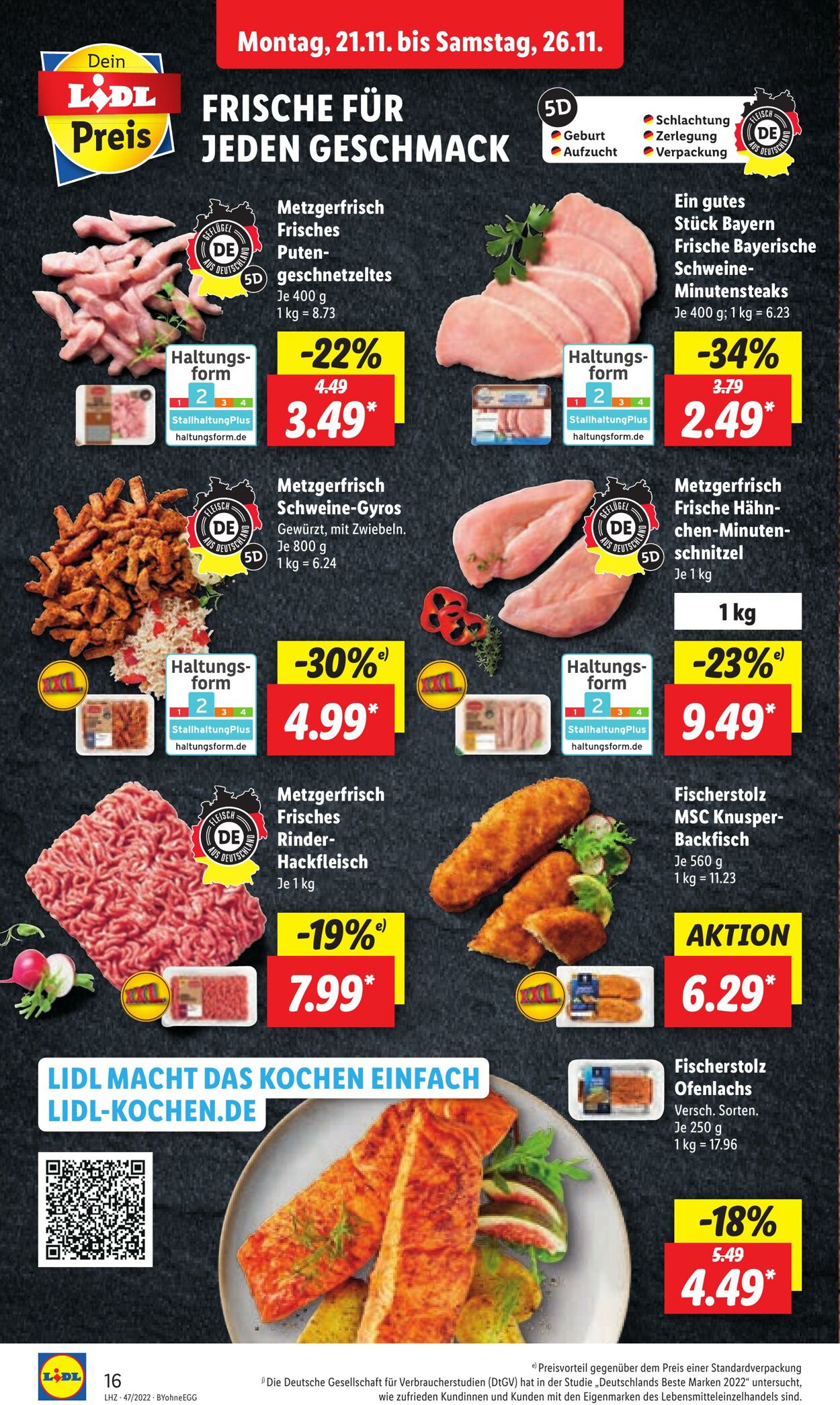 Prospekt Lidl 21.11.2022 - 26.11.2022