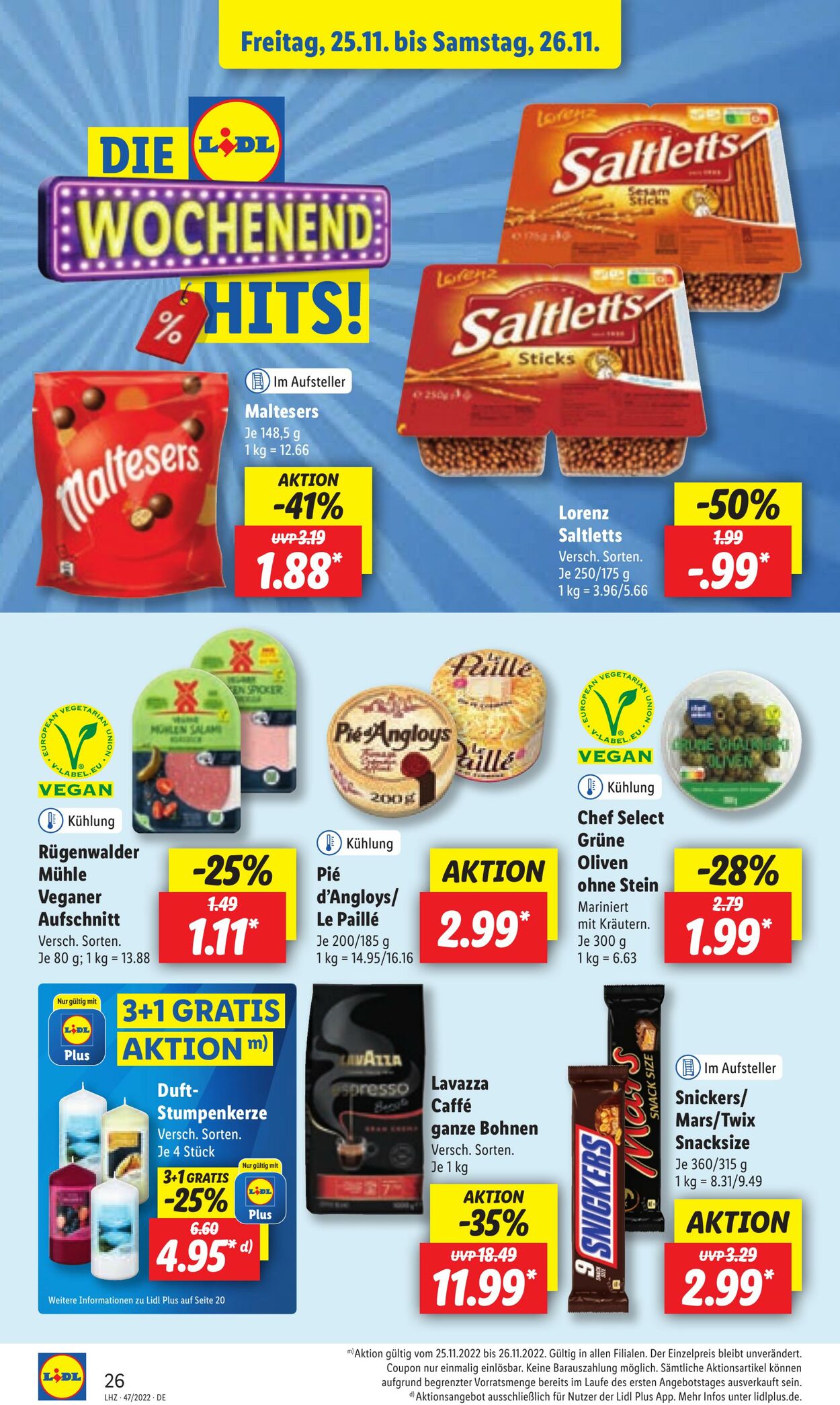 Prospekt Lidl 21.11.2022 - 26.11.2022