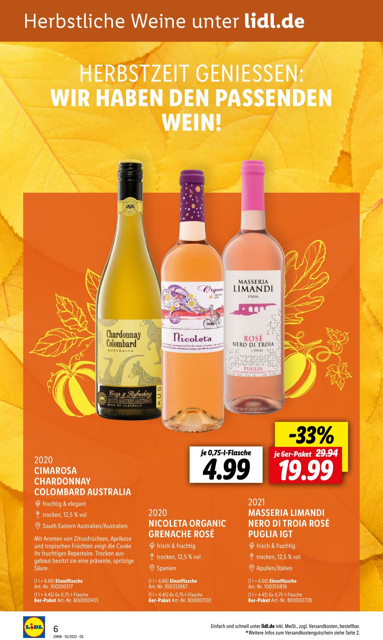 Prospekt Lidl 01.10.2022 - 31.10.2022