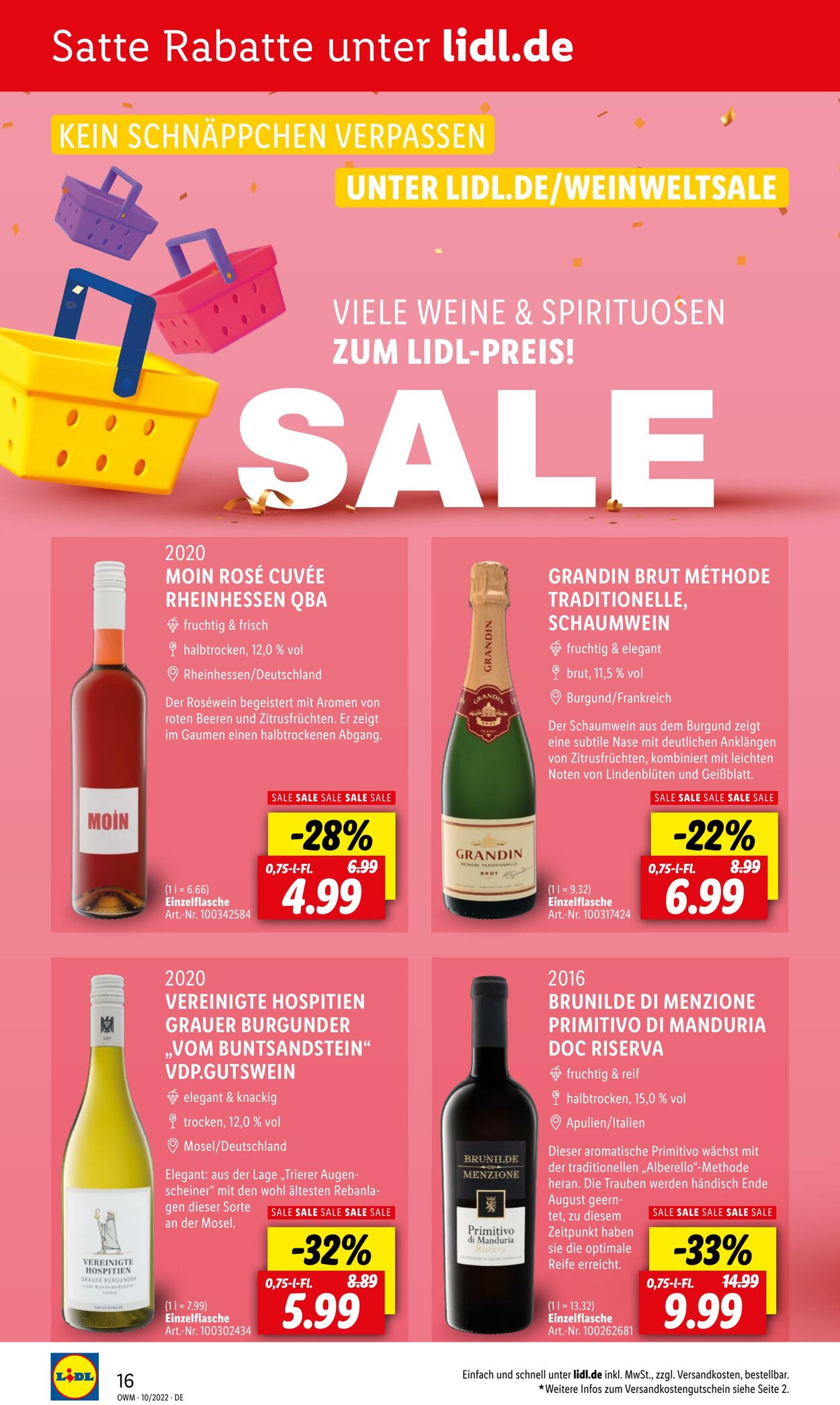 Prospekt Lidl 01.10.2022 - 31.10.2022