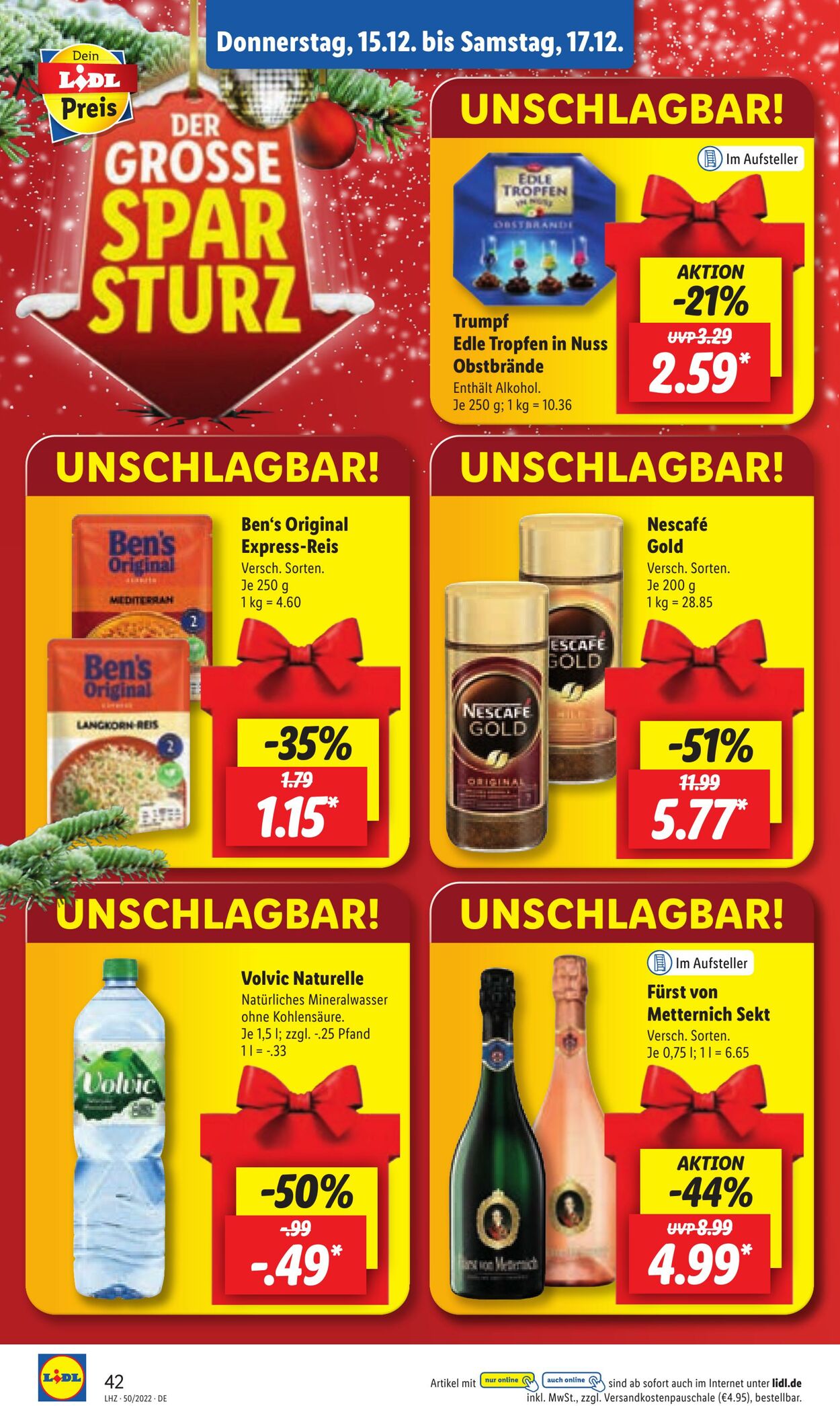 Prospekt Lidl 12.12.2022 - 17.12.2022