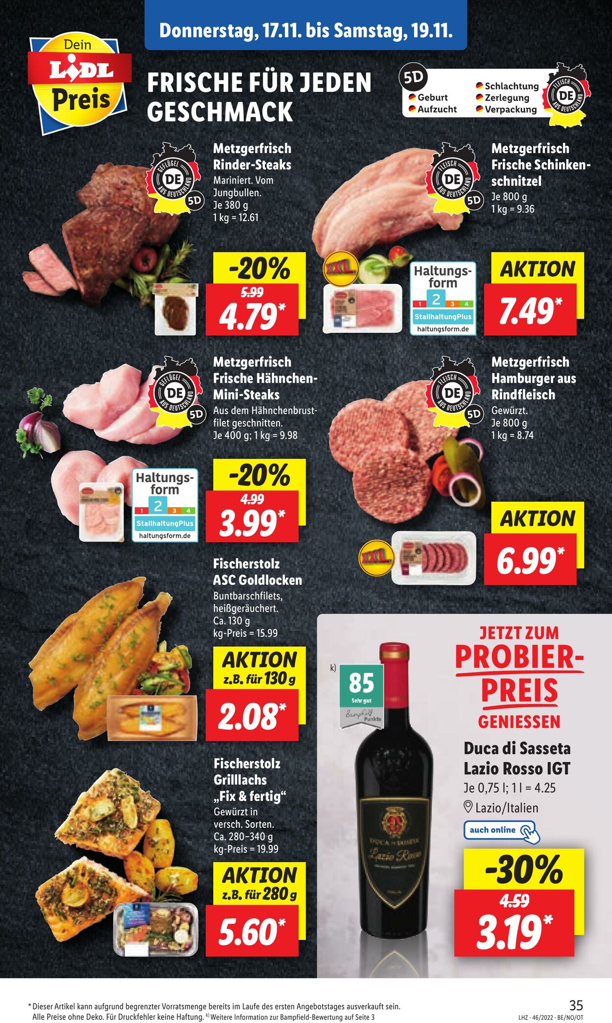 Prospekt Lidl 14.11.2022 - 19.11.2022